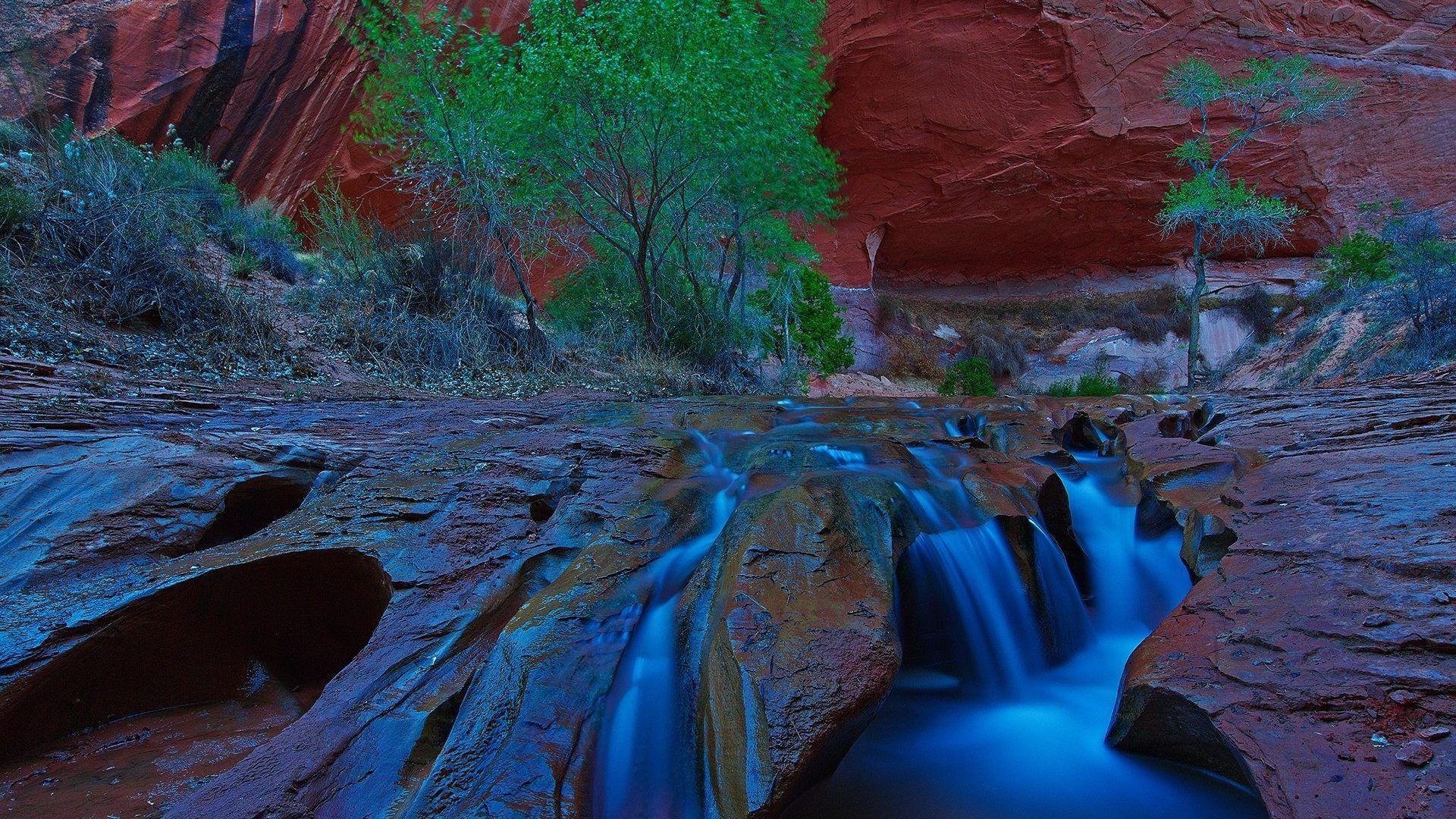 1920x1080 Gulch Tag wallpaper: Canyons Gulch Coyote Desert Stream Canyon Utah