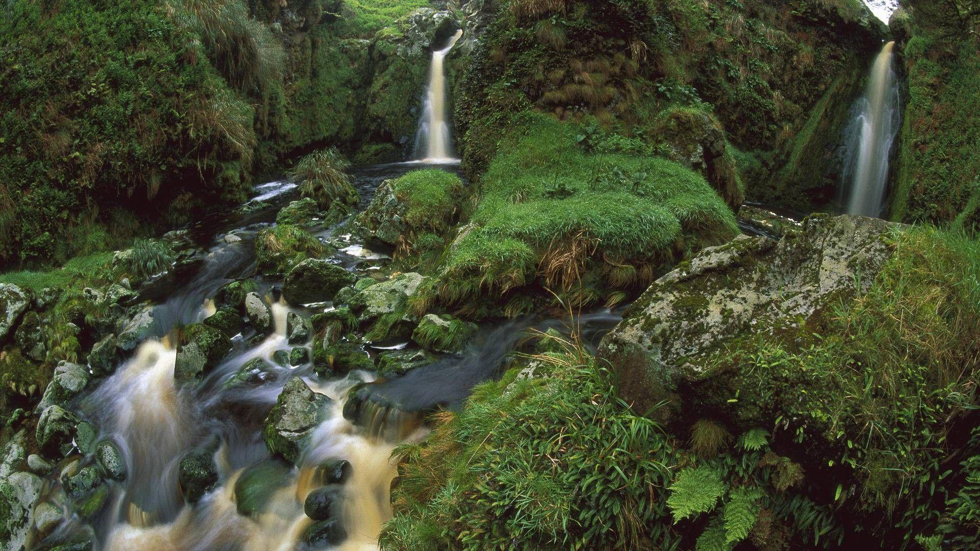 1920x1080 Remote Tag wallpaper: Island Cascading Remote Waterfalls Cascade