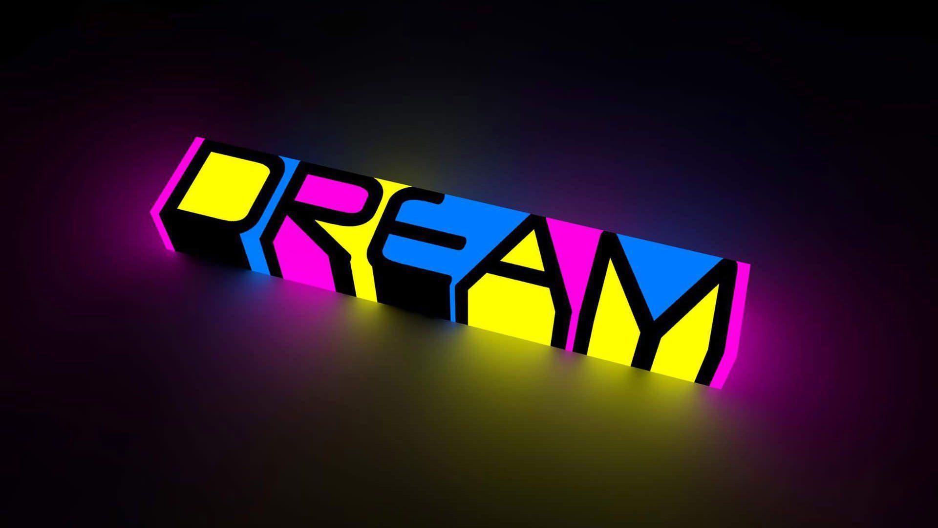 1920x1080 Dream Logo 3D Wallpaper