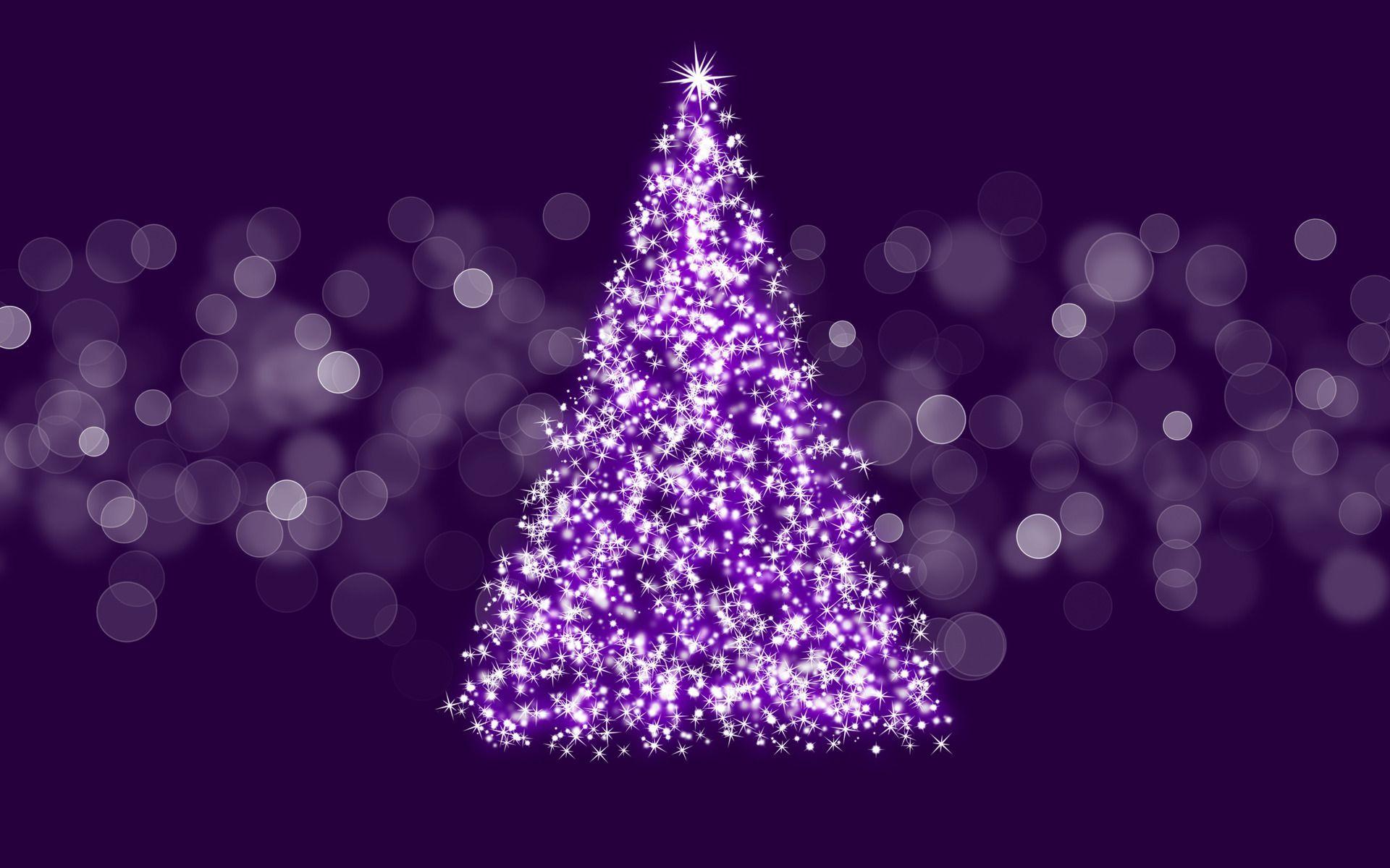 Get inspired christmas decorations in purple To create a festive look