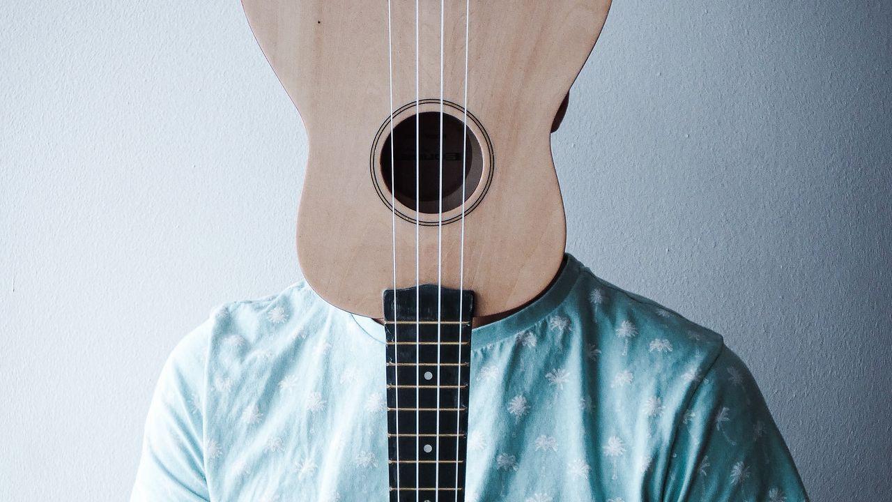 1280x720 Wallpaper ukulele, man, musical instrument, music hd, picture, image