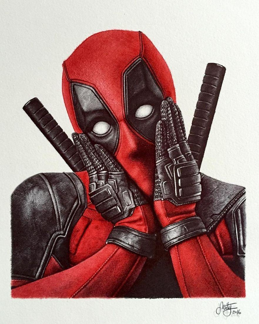 881x1100 Resplendent Cartoon Drawing Tips Ideas. Realistic drawings, Deadpool drawing, Drawing superheroes