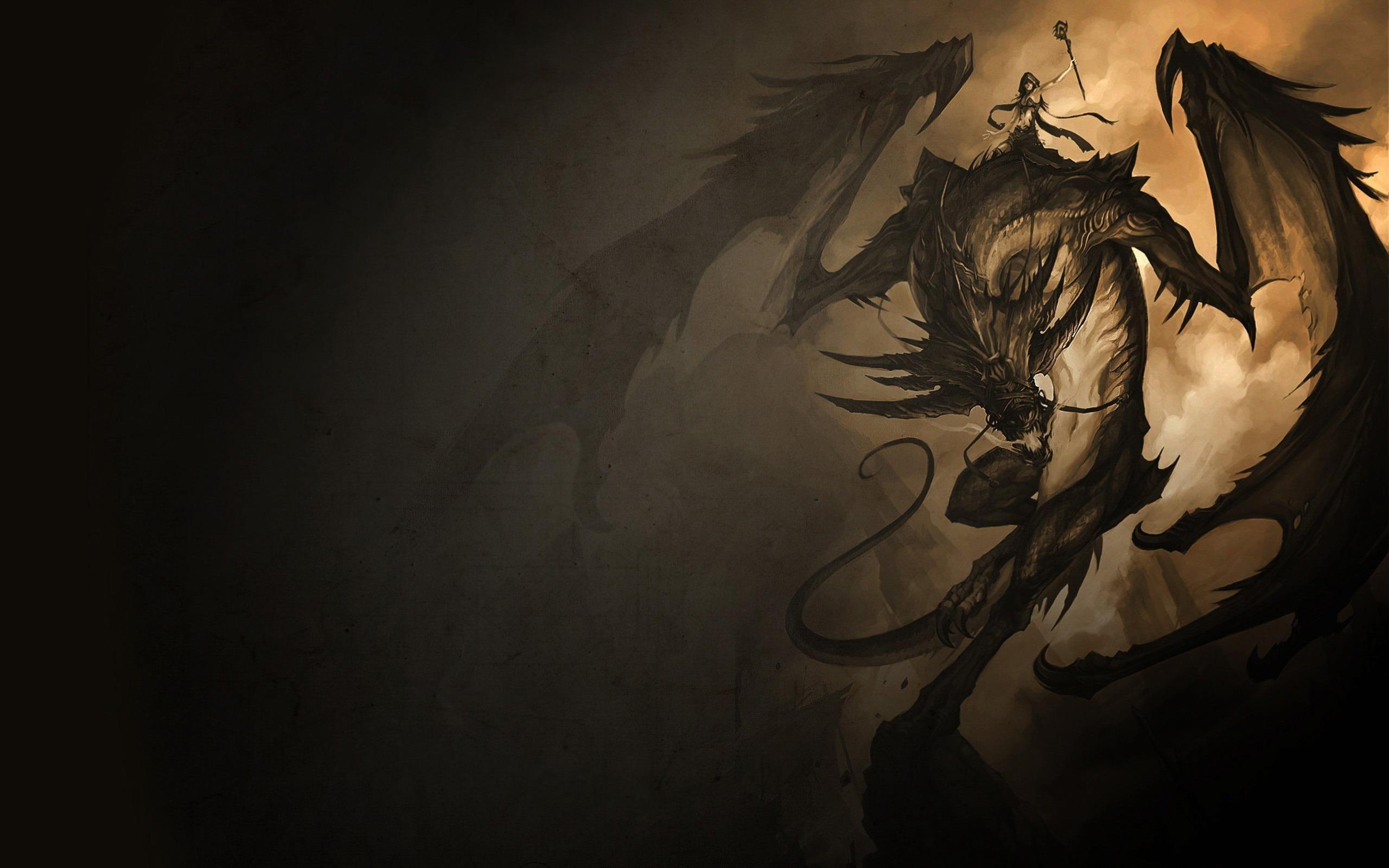 2560x1600 Dragon Art Design dragon HD desktop wallpaper : Widescreen