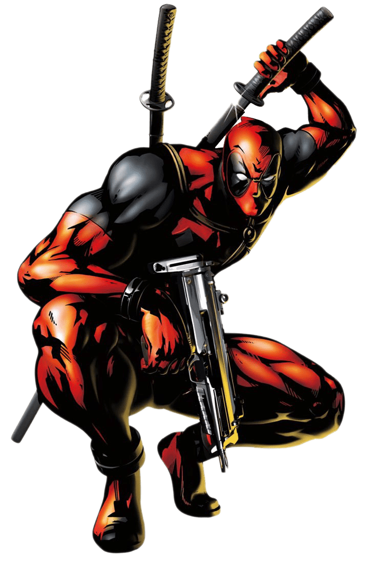 750x1100 Deadpool PNG Image Transparent Background