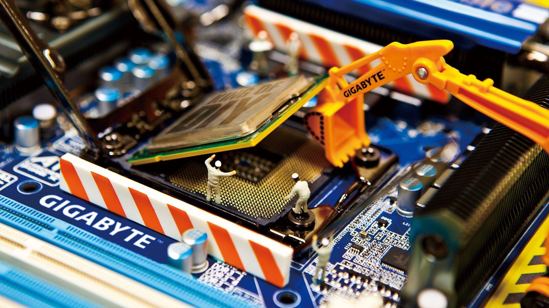 1920x1080 Gigabyte, Motherboard, Installing Wallpaper, HD Hi Tech 4K Wallpaper, Image, Photo And Background