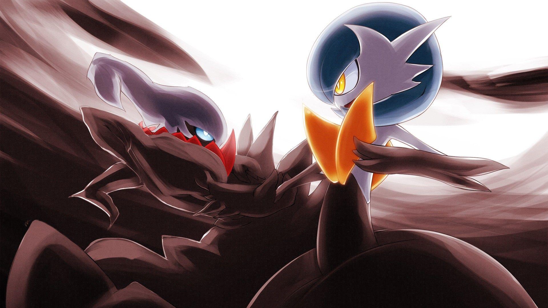 1920x1080 Gardevoir Pokemon Darkrai Wallpaper:1920x1080