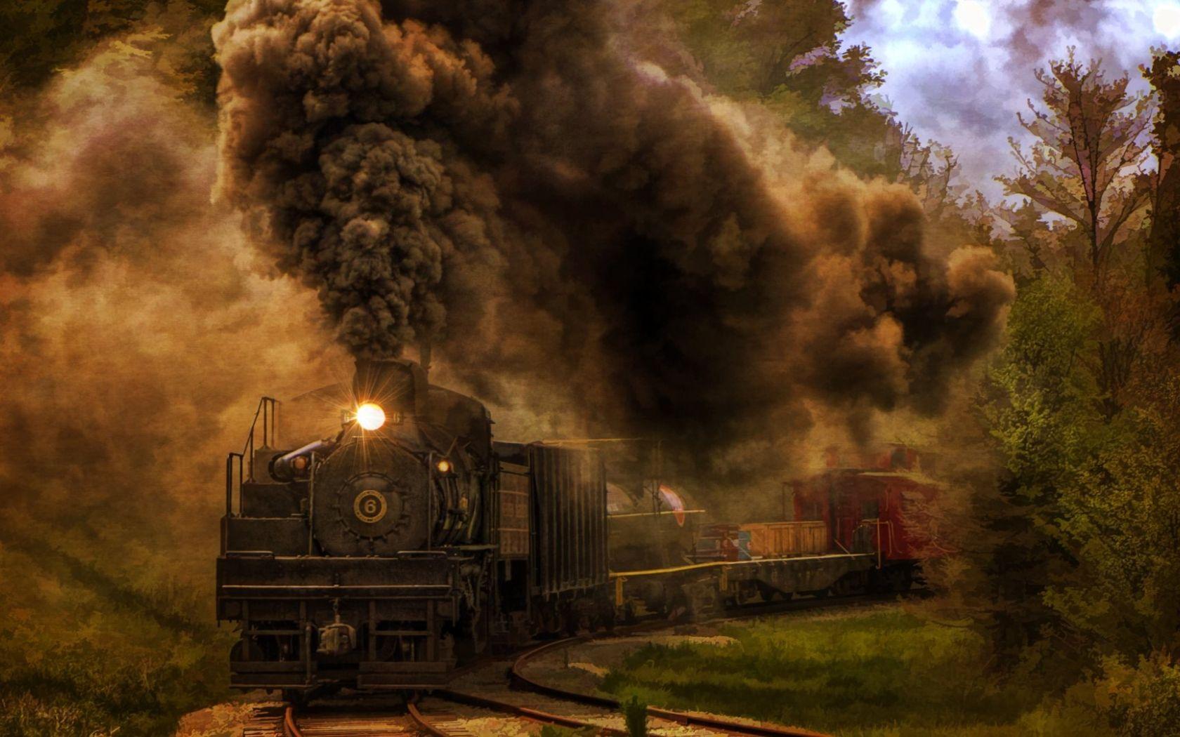 Steam Train Desktop Wallpaper