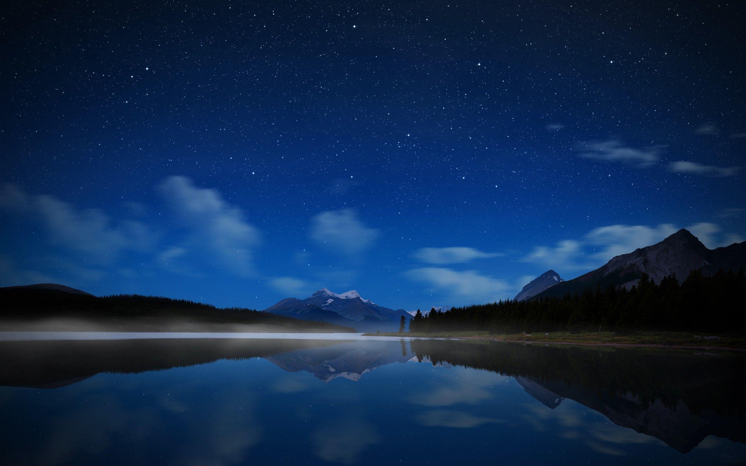 2560x1600 Night Landscape Wallpaper Mobile #juz. Night landscape, HD nature wallpaper, Night scenery