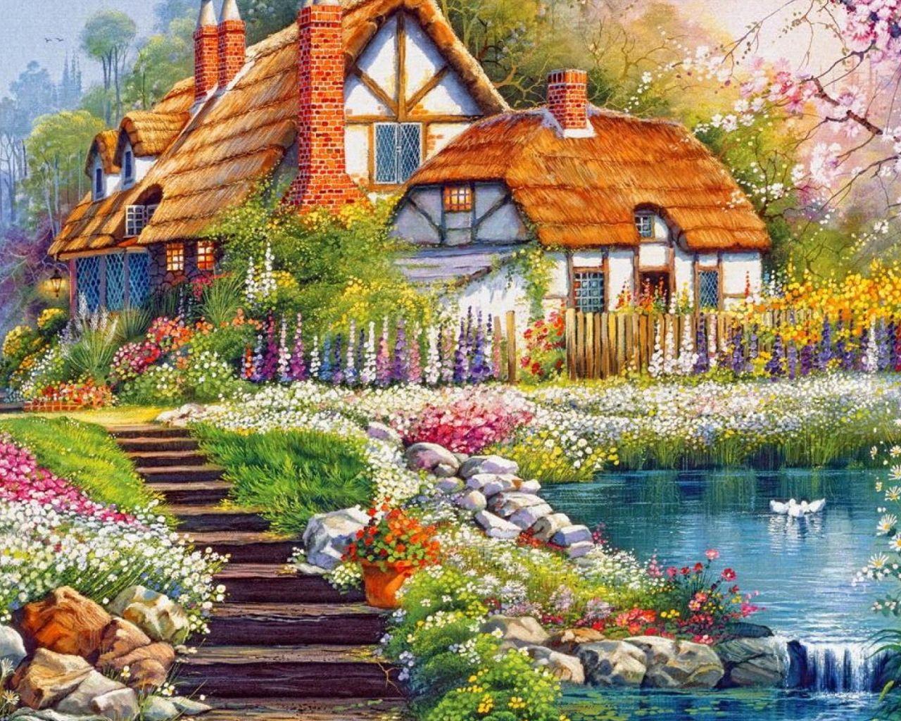 60 Cottage HD Wallpapers and Backgrounds