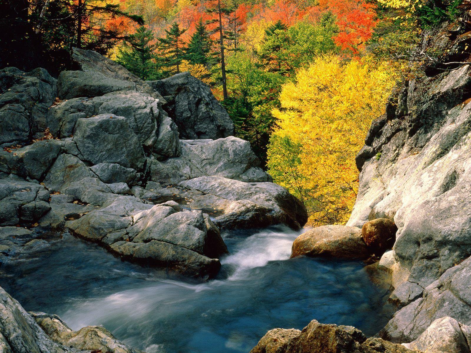 1600x1200 Glen Ellis Falls Wallpaper Waterfalls Nature Wallpaper in jpg format for free download