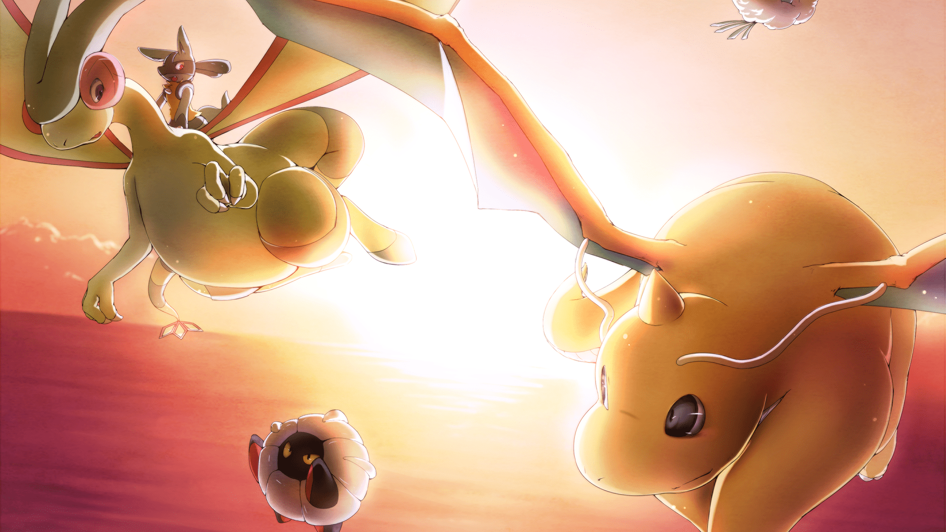 1920x1080 Dragonair Wallpaper. Dragonair Wallpaper, Dratini Dragonair Wallpaper and Dratini Dragonair Dragonite Wallpaper