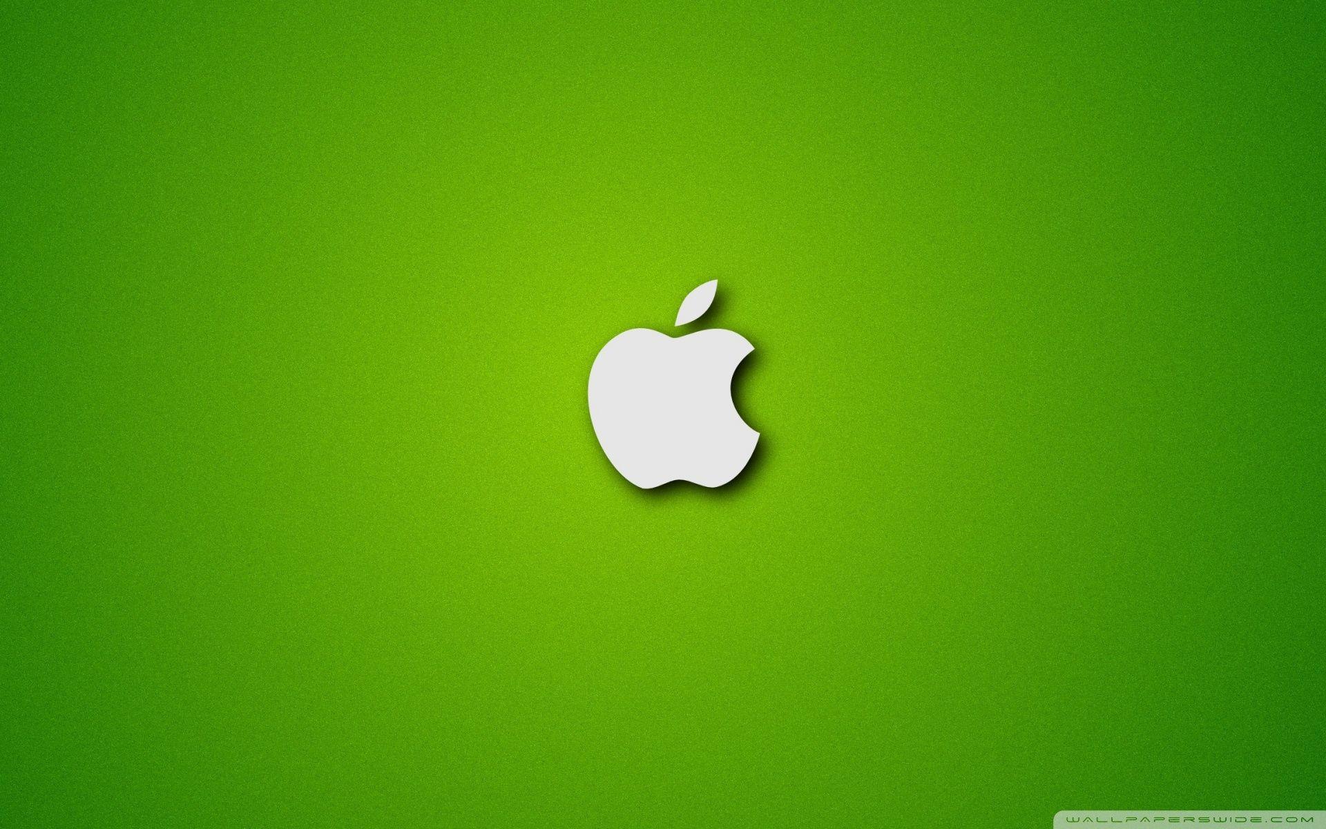 1920x1200 Apple Logo on Noisy Green Background Ultra HD Desktop Background Wallpaper for : Widescreen & UltraWide Desktop & Laptop : Multi Display, Dual Monitor : Tablet
