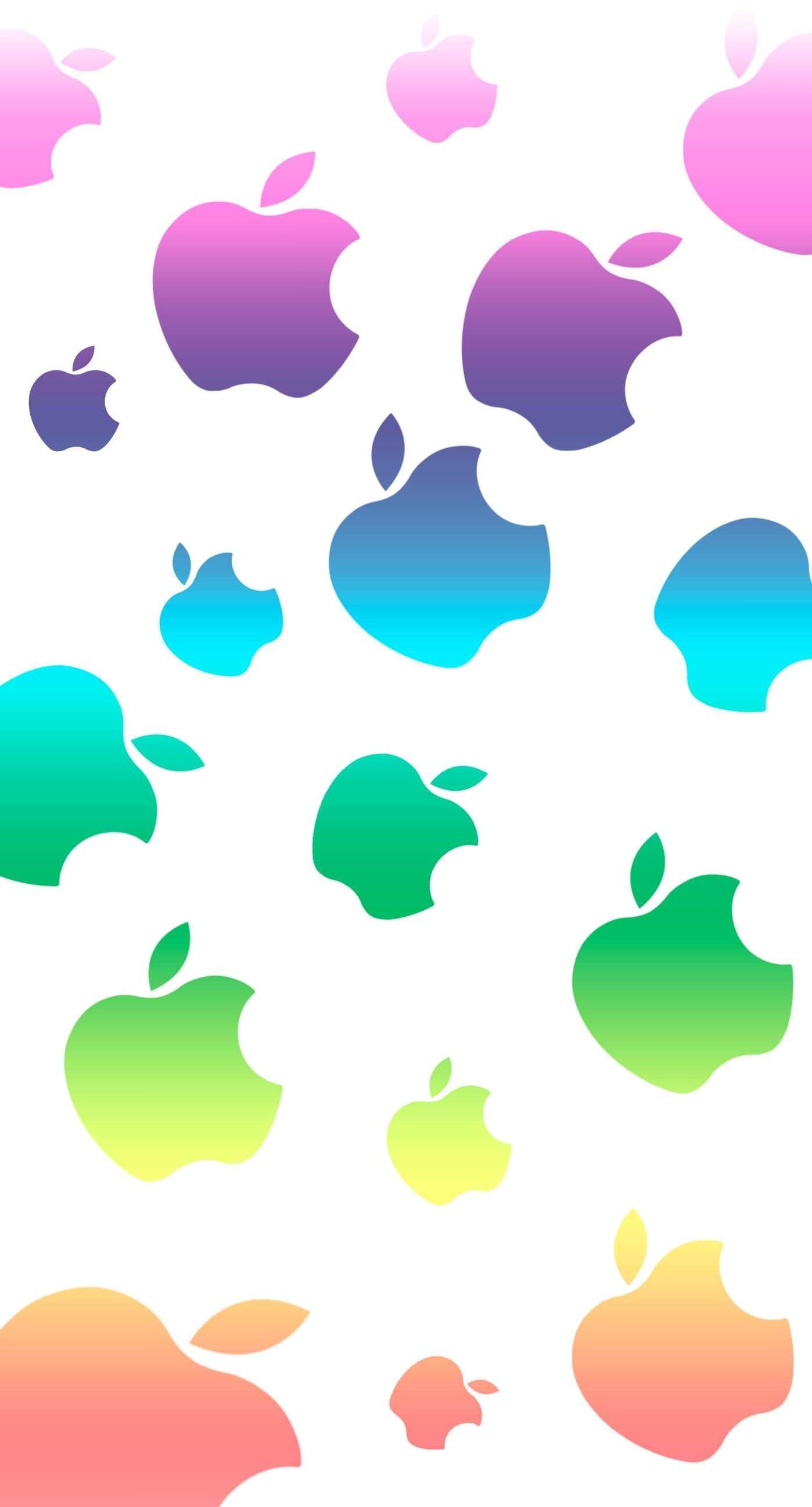 Cute Apple Seamless Background Pattern Stock Illustration  Illustration of  mini wallpaper 52655120