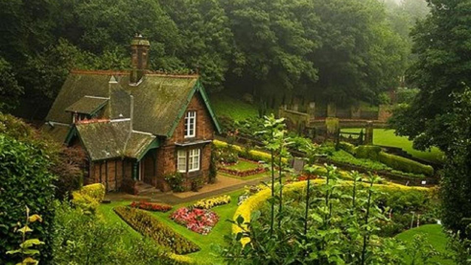 1920x1080 English Cottage Wallpaper