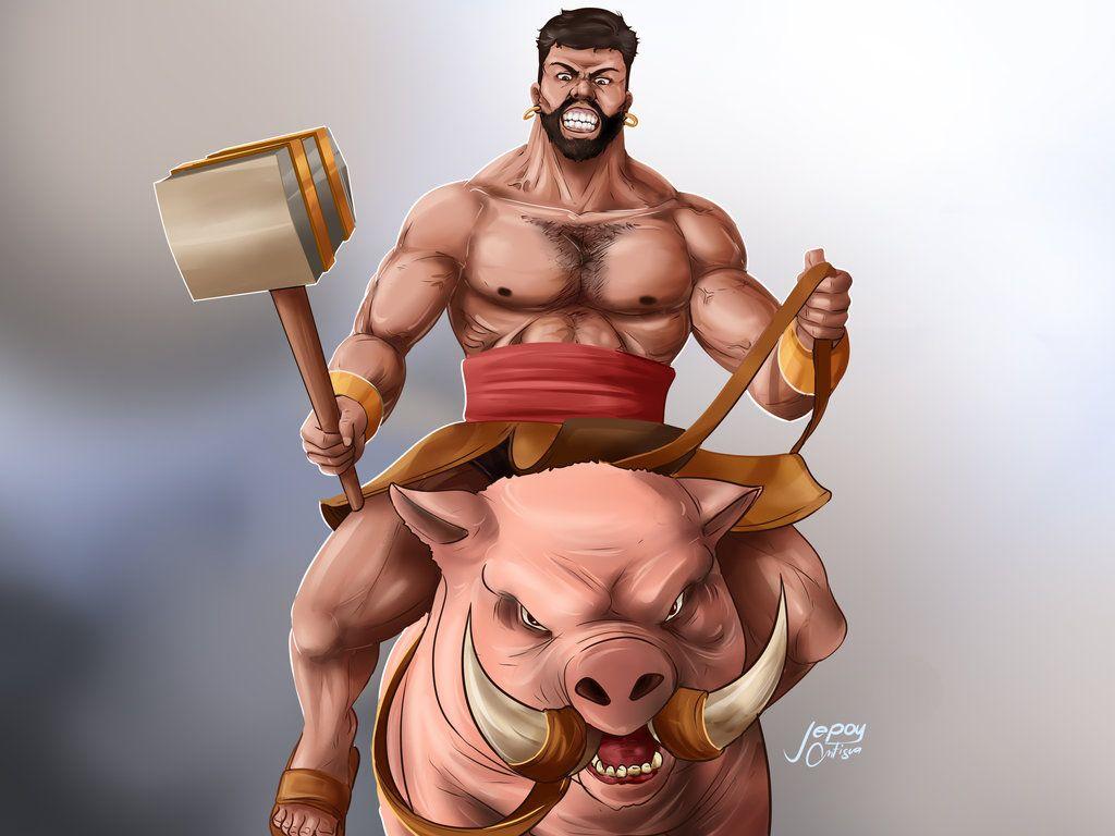 1024x768 Hog Rider Wallpaper
