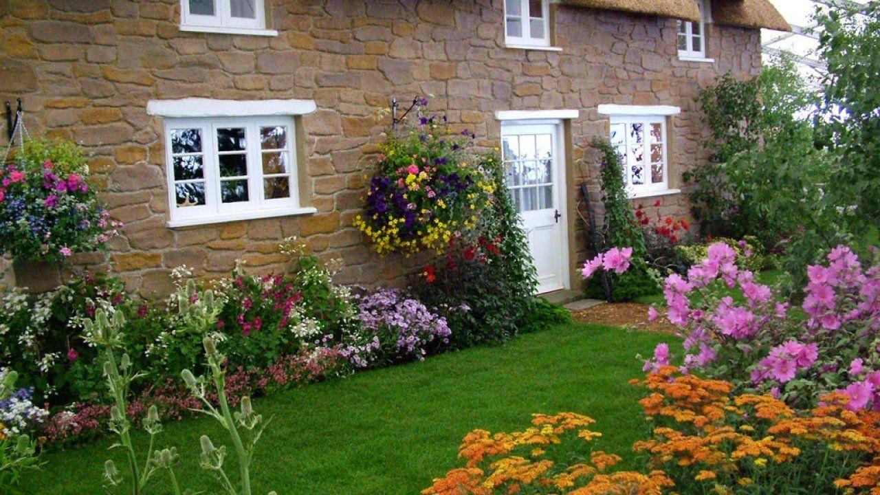 1280x720 Modern, Beautiful, Cottage, Flower, Garden, On, Home, Garden, With, English, Cottage, Garden, Flowers, Sky, Designs, Amazing Photo, Cool Im