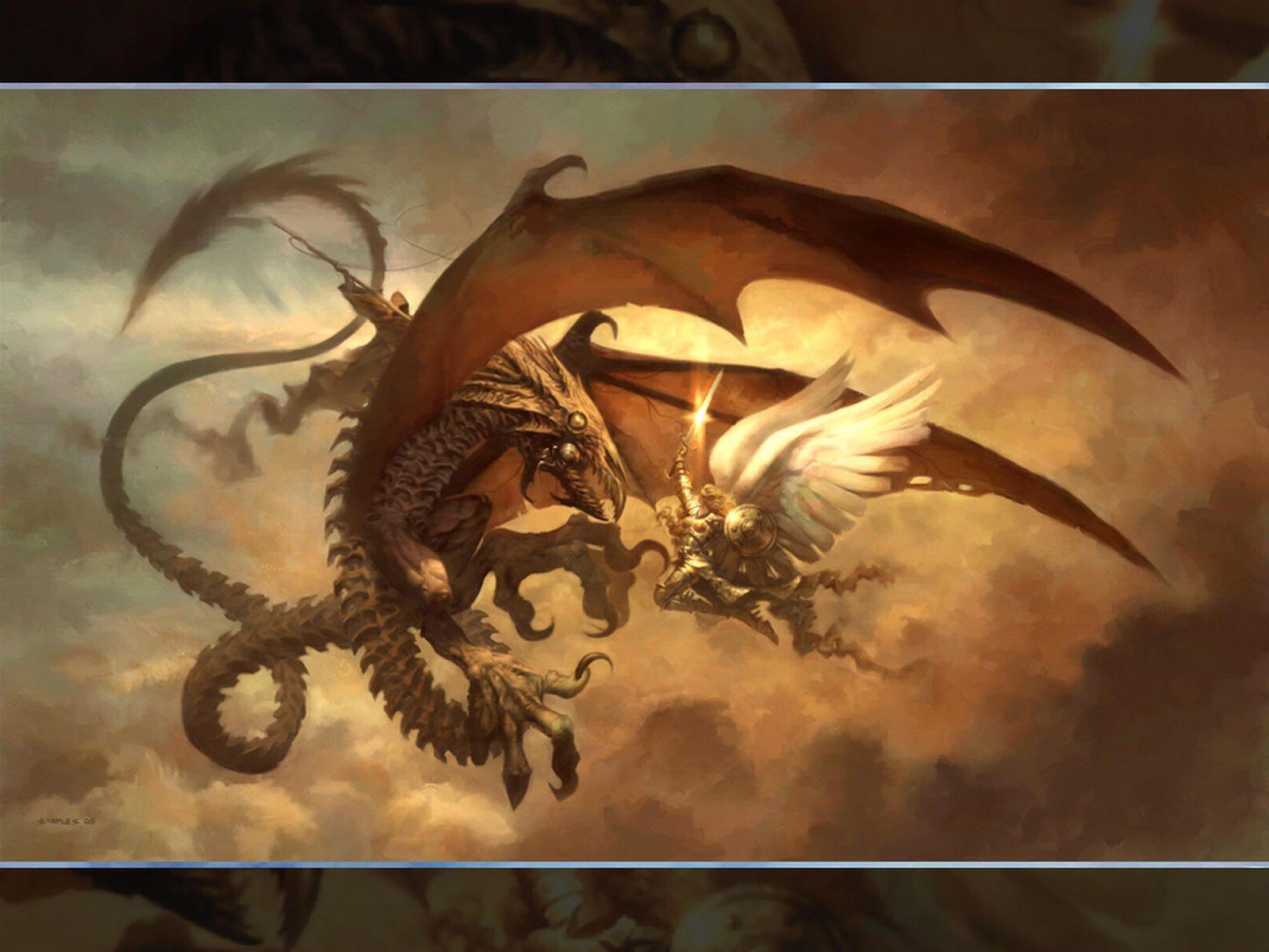 1600x1200 Good Vs Evil Wallpaper