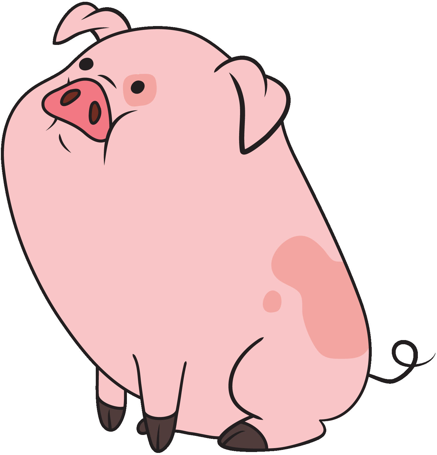 Cartoon Pig Wallpapers - Top Free Cartoon Pig Backgrounds - WallpaperAccess