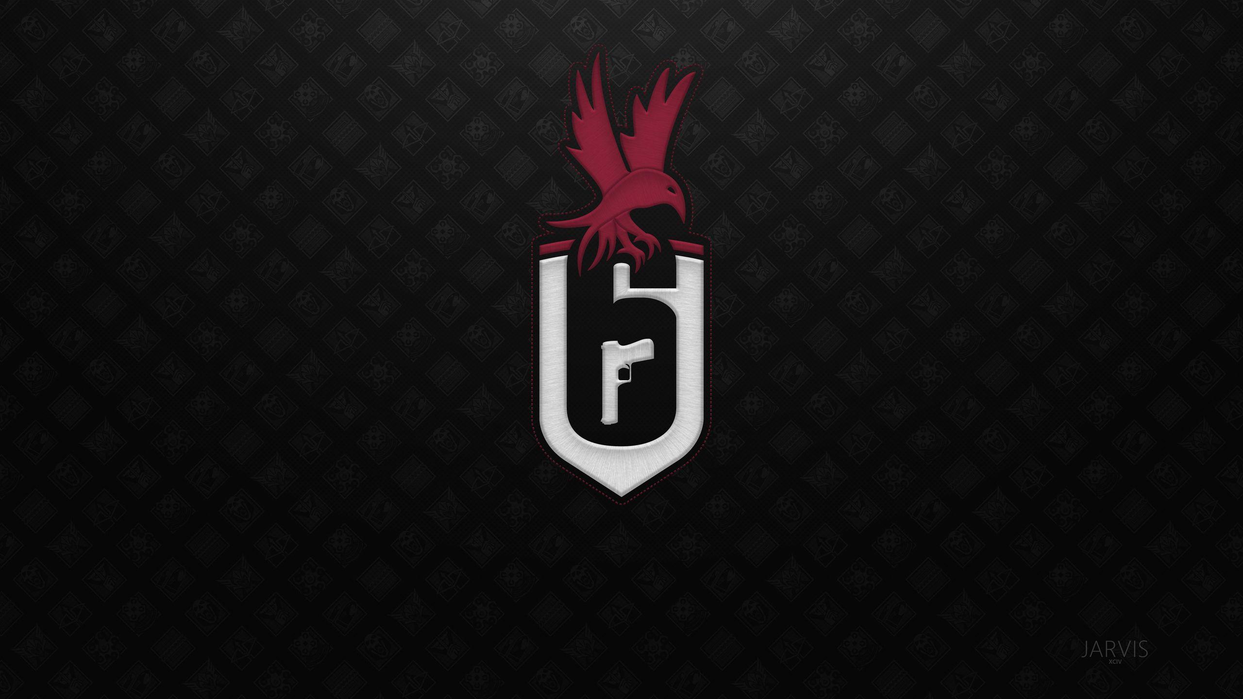 2560x1440 Tom Clancys Rainbow Six Siege Logo 4k 1440P Resolution HD 4k Wallpaper, Image, Background, Photo and Picture
