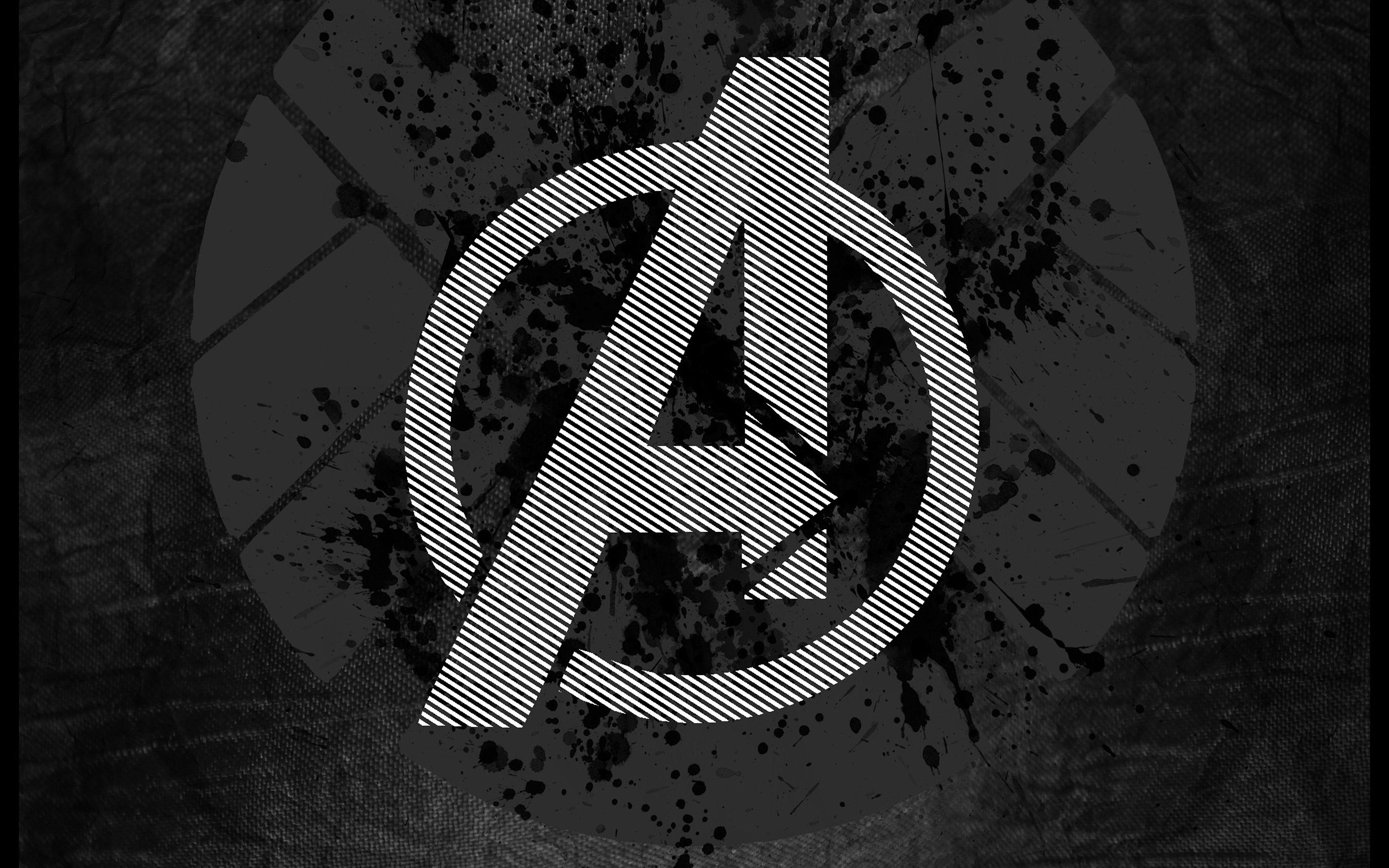 3840x2400 Avengers Logo Art Hero Dark
