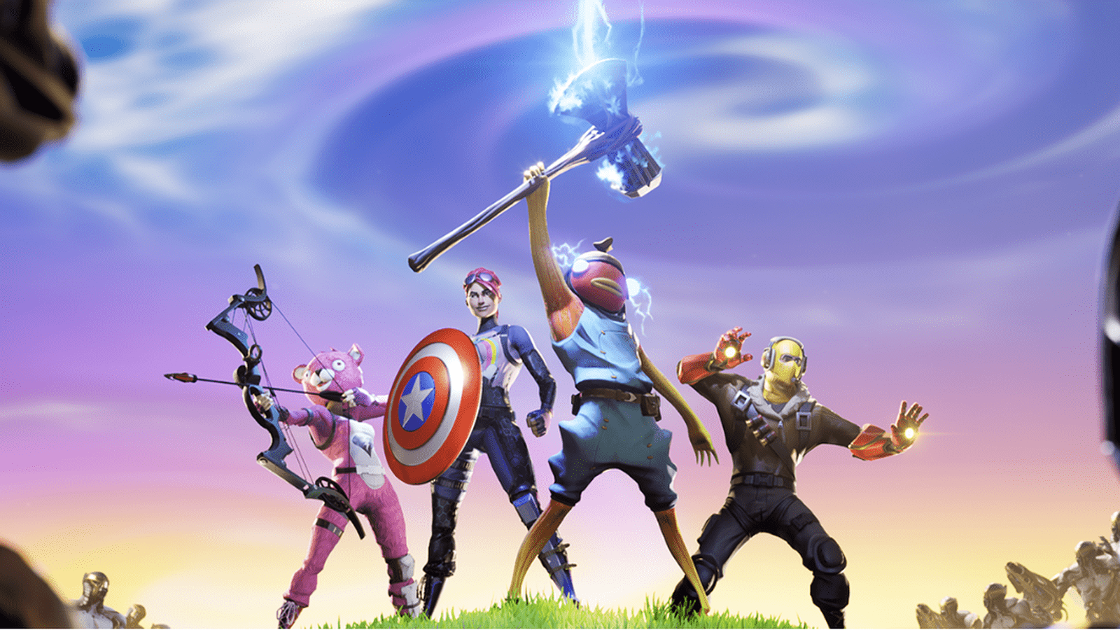 Fortnite Endgame Download Pc Fortnite Avengers Wallpapers Top Free Fortnite Avengers Backgrounds Wallpaperaccess