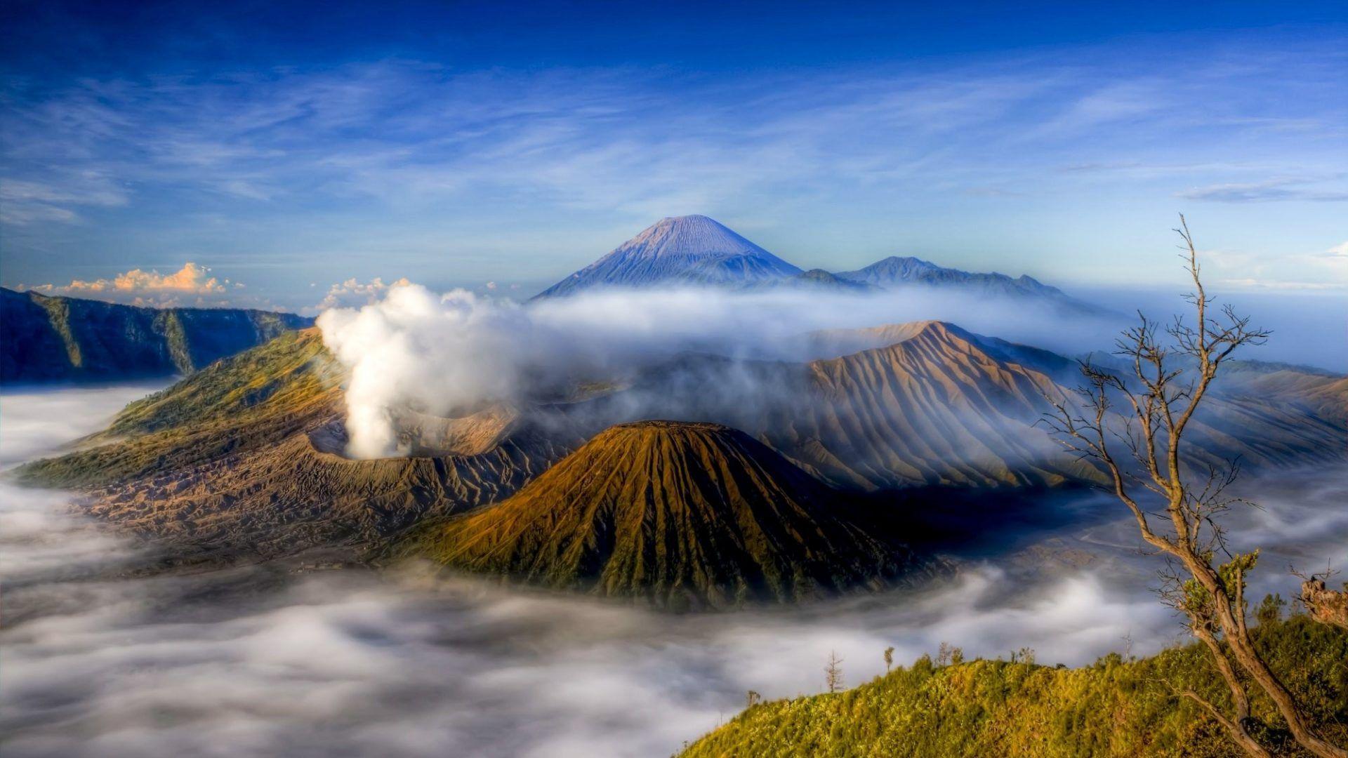 Wallpaper ID 304014  Earth Mount Bromo Phone Wallpaper Sunset Volcano  Indonesia Mountain 1440x3200 free download