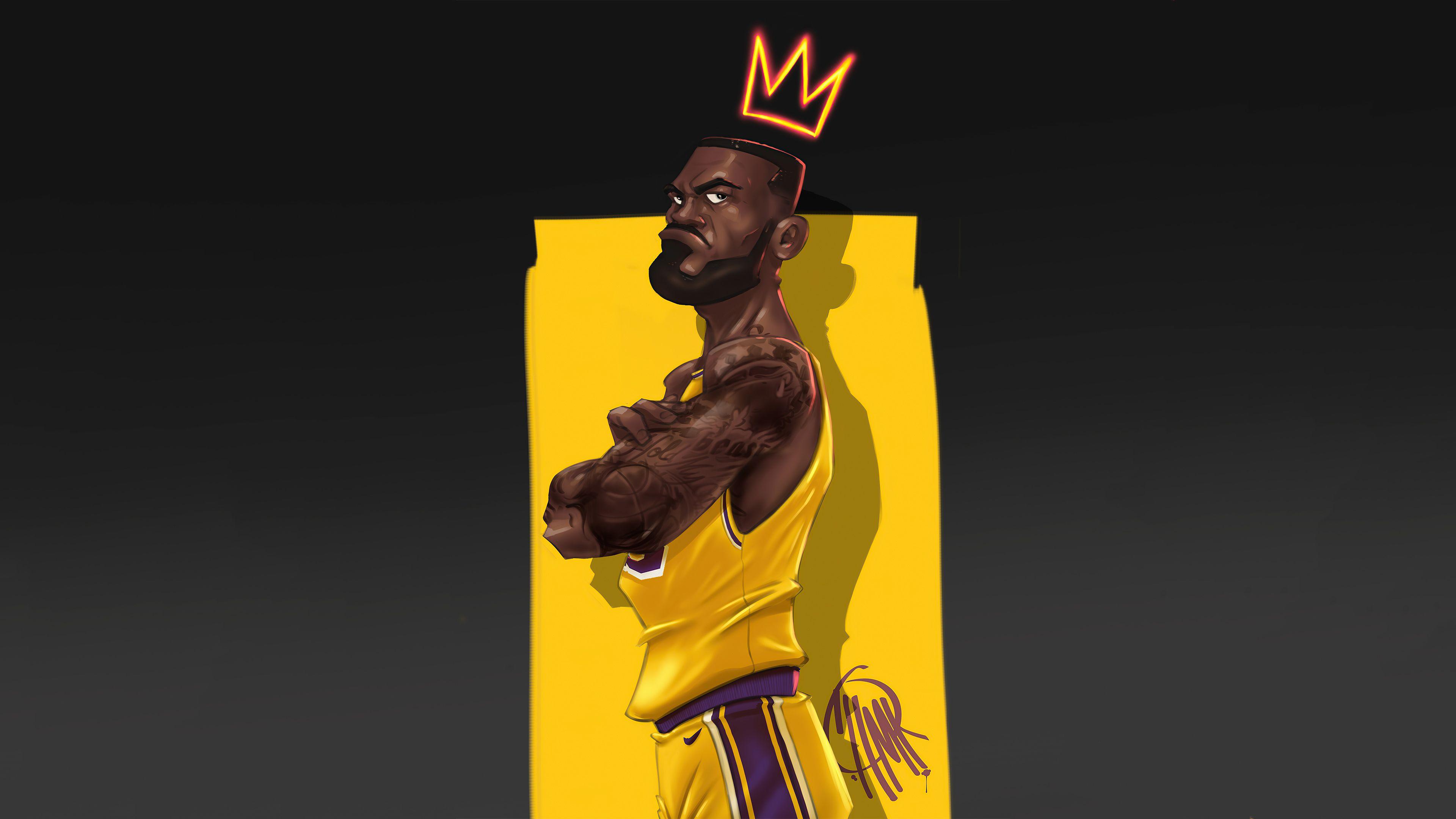 3840x2160 LeBron James FanArt 4K Wallpaper, HD Sports 4K Wallpaper, Image, Photo and Background