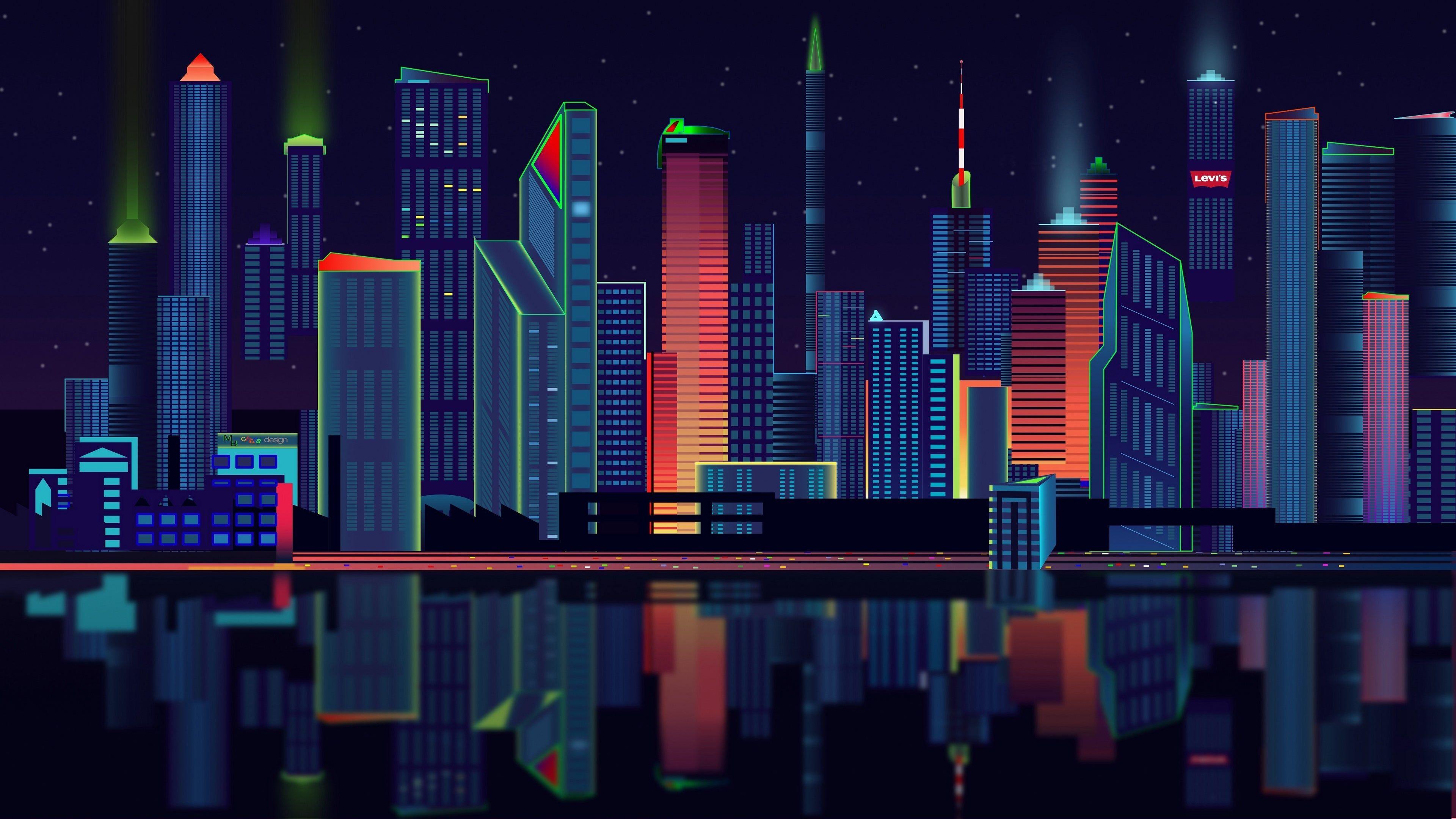 2D City Wallpapers - Top Free 2D City Backgrounds - WallpaperAccess