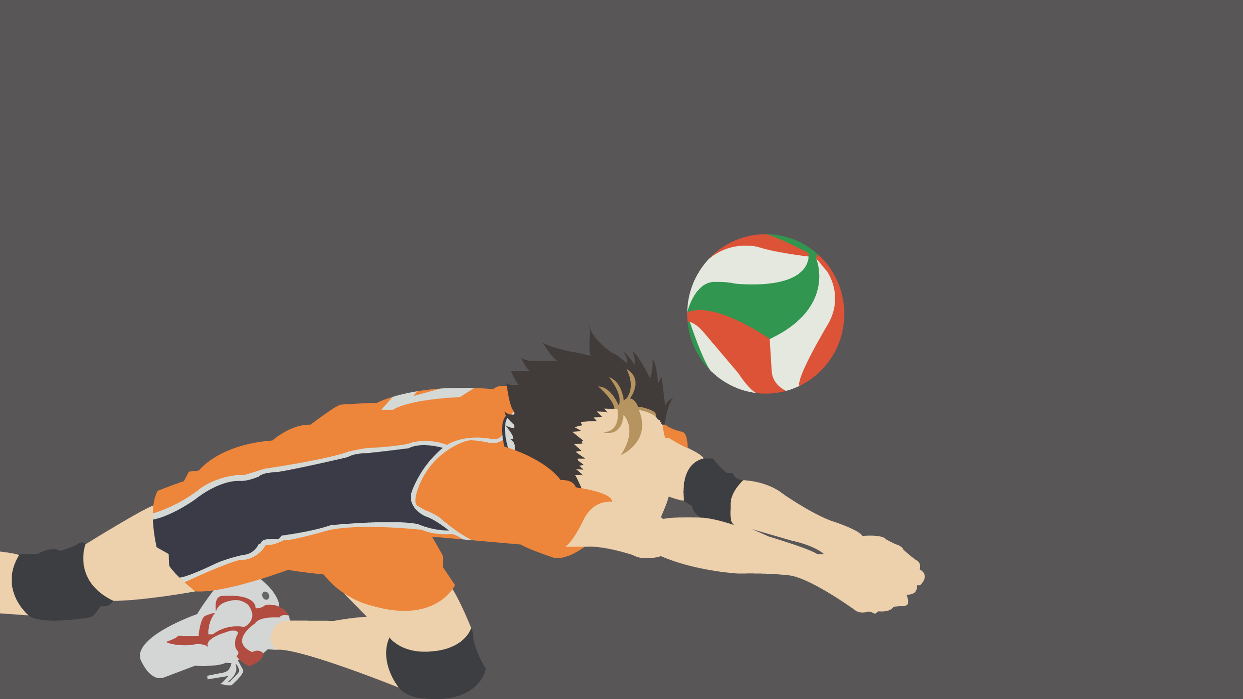 2560x1440 Haikyuu Minimalist Wallpaper
