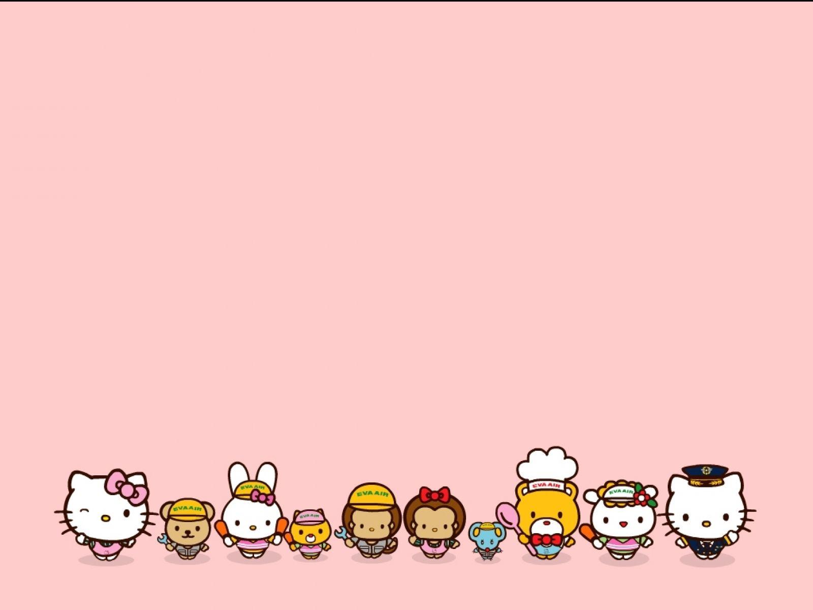 1600x1200 Hello Kitty Background Image