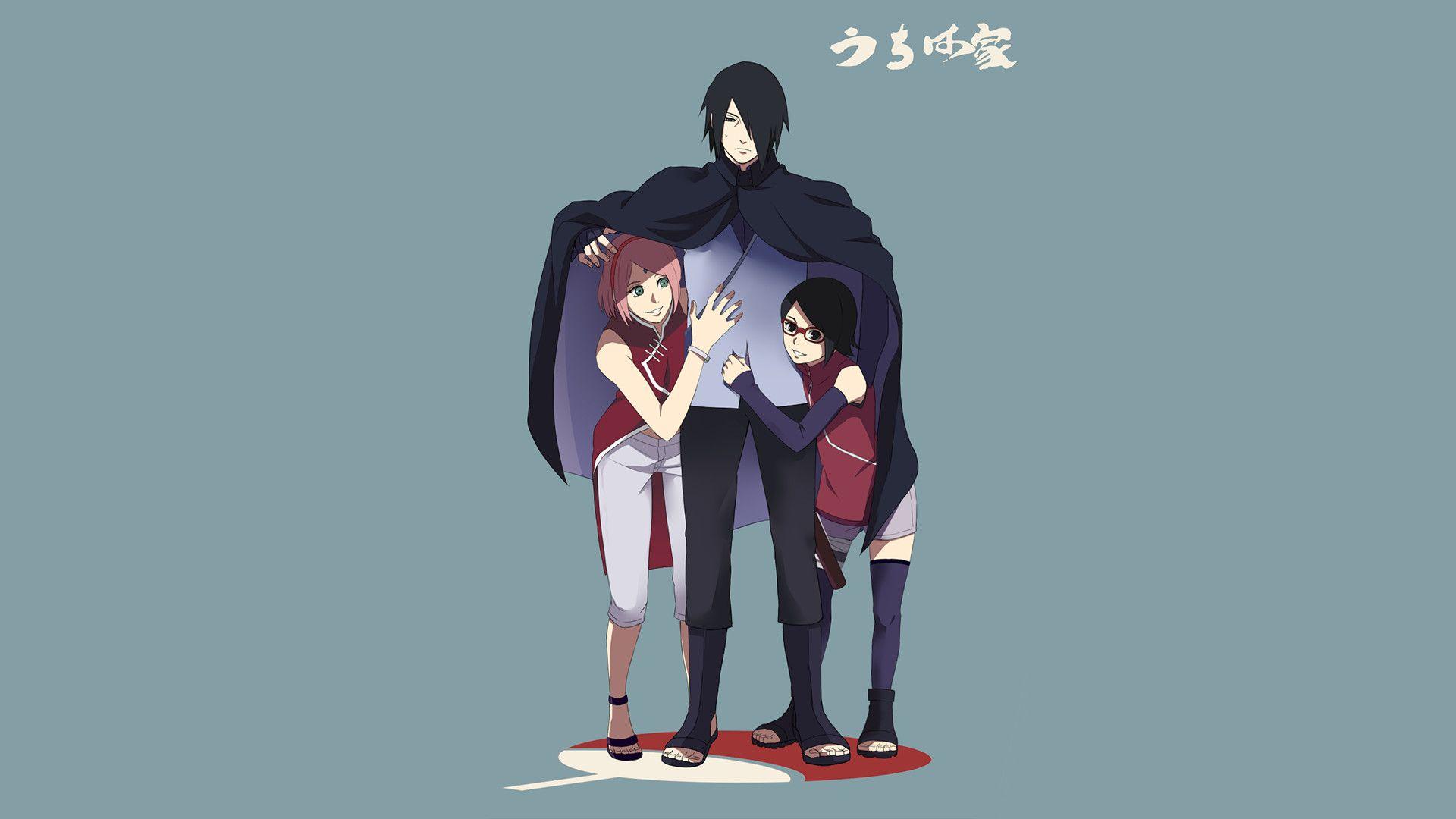 1920x1080 Sarada Uchiha Wallpaper