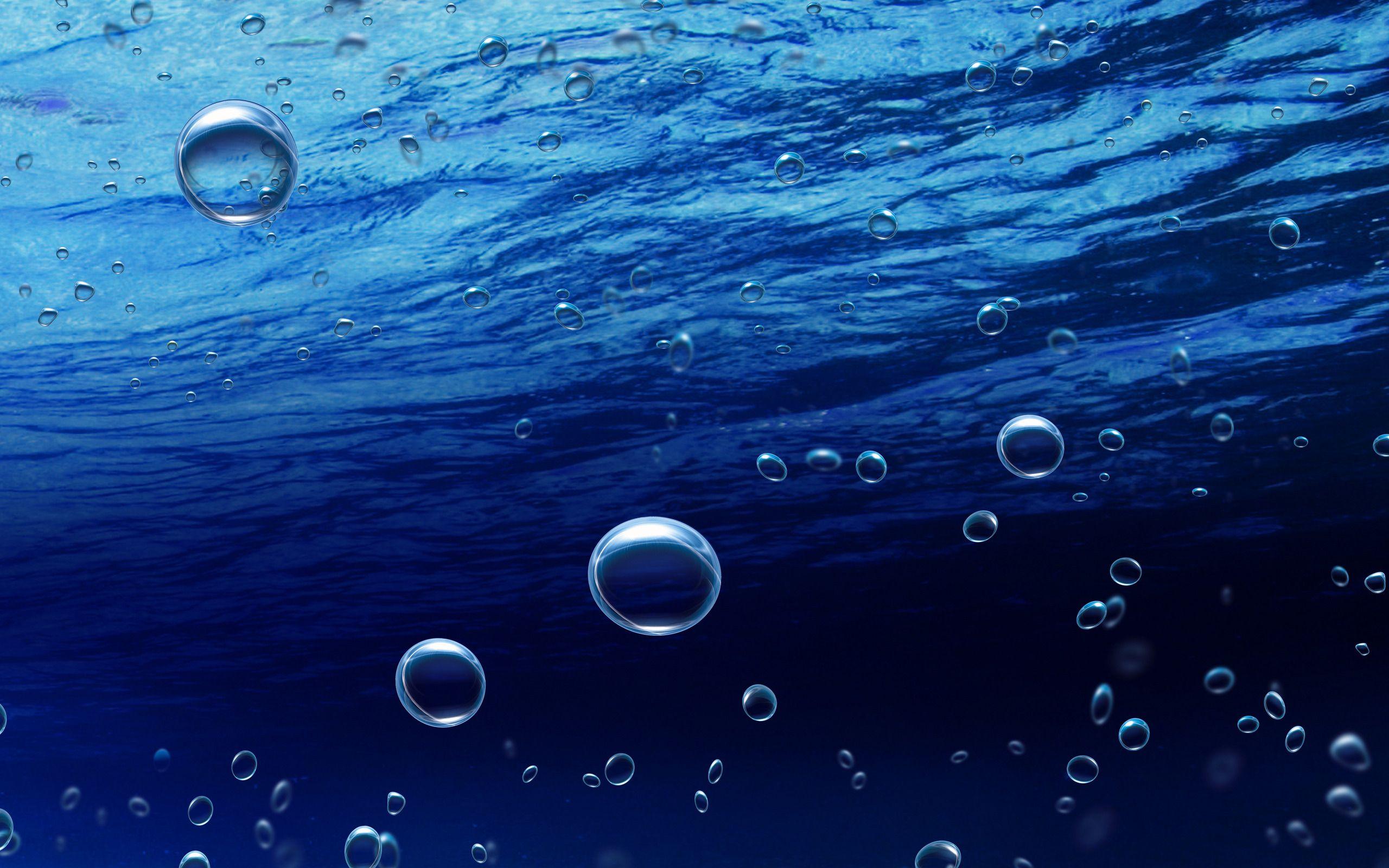 2560x1600 Water Bubbles