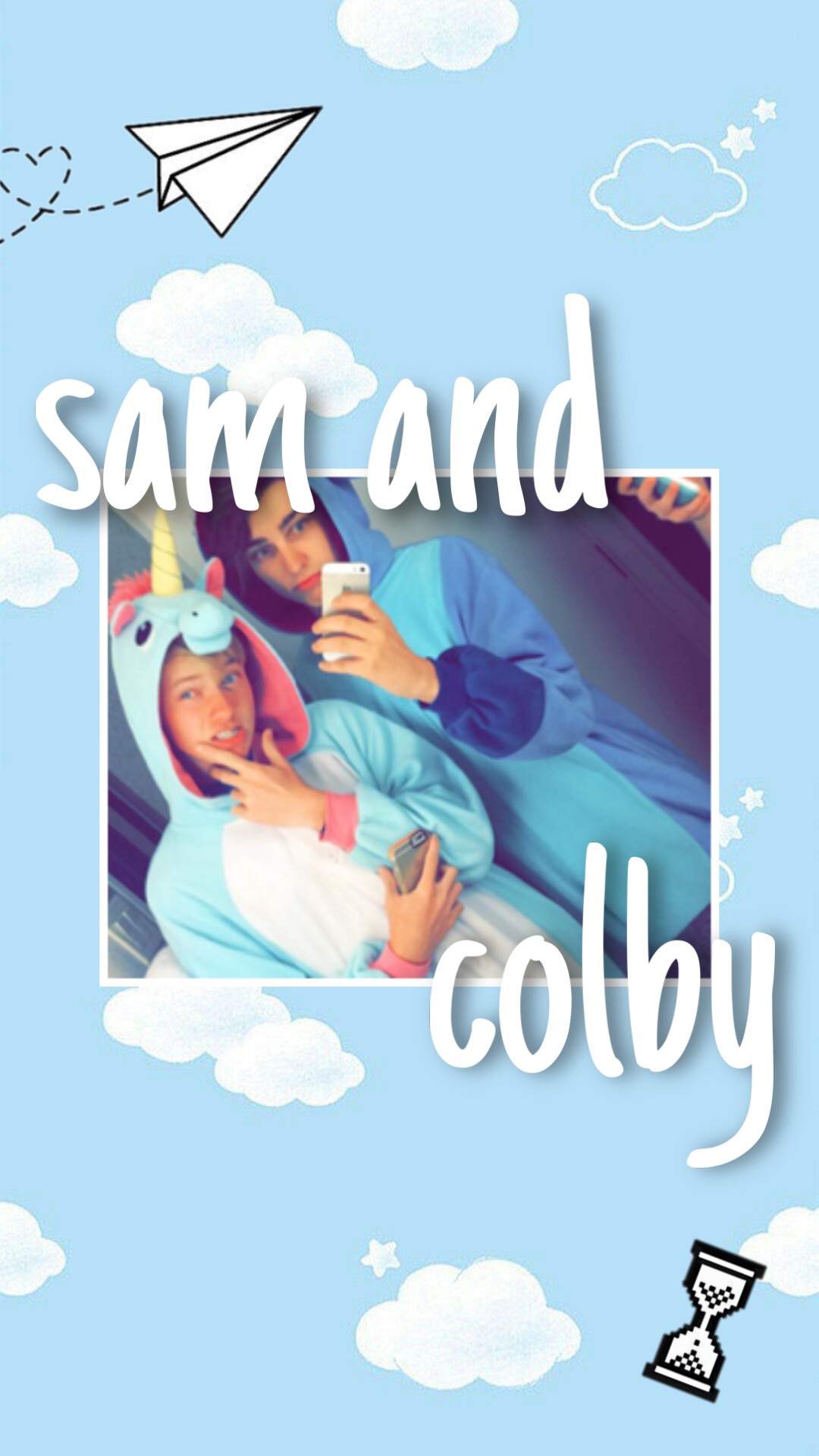 1080x1920 Wallpaper. Sam and Colby Amino