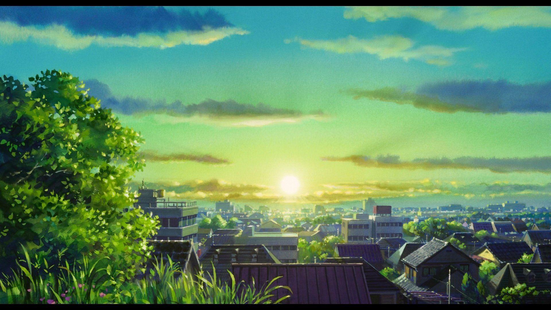 Anime Landscape Wallpapers Top Free Anime Landscape Backgrounds