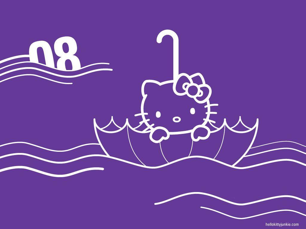 1024x768 Purple Hello Kitty Picture. Hello Kitty Junkie Umbrella Desktop