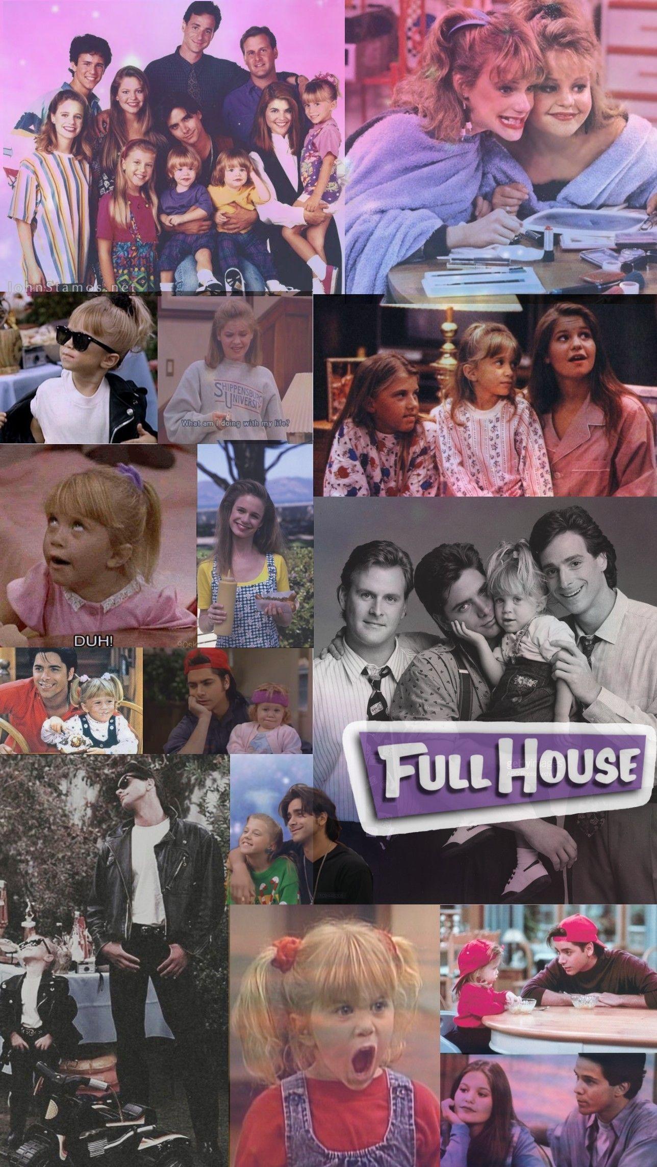 1288x2289 Full House wallpaper aesthetic cute. Full house, Full house cast, Photo wall collage