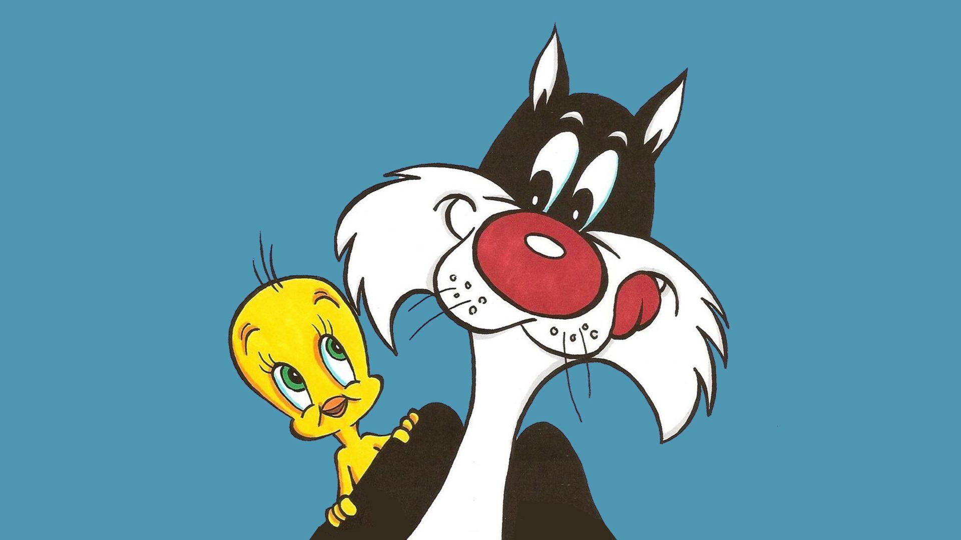 1920x1080 Desktop HD Wallpaper Looney Tunes Tweety And Sylvester Cat Cartoons 1920x1200 :