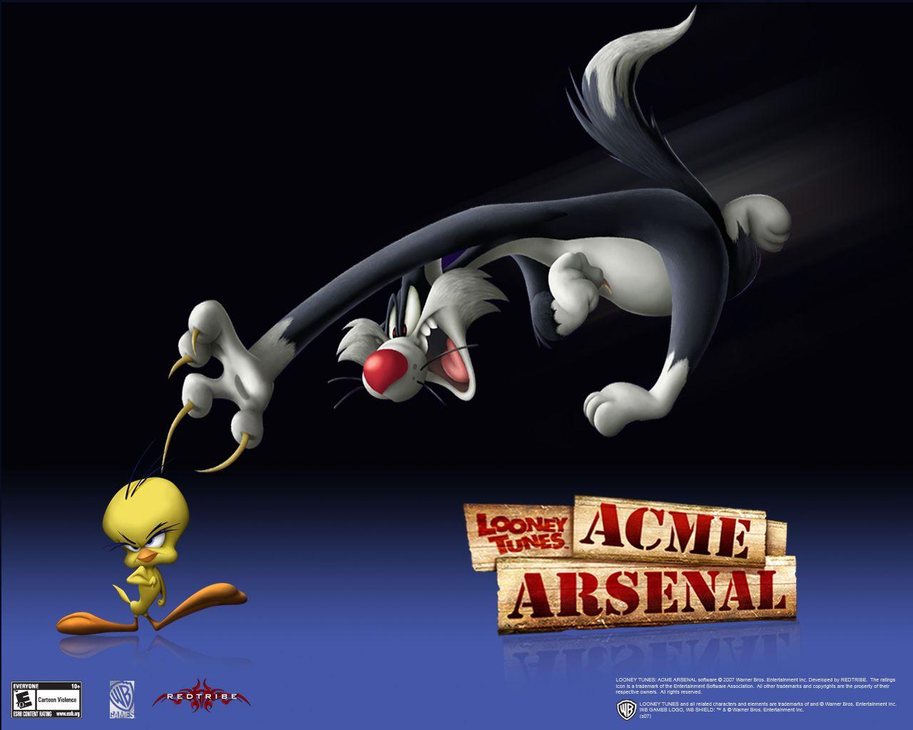 1280x1024 Looney Tunes Sylvester And Tweety Pie Tunes Wallpaper