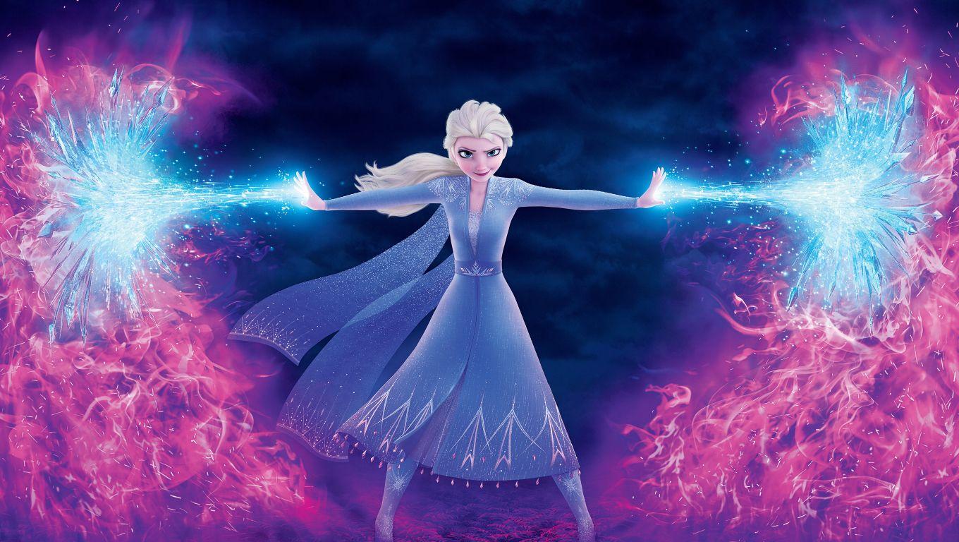 1360x768 Elsa Frozen 4K Desktop Laptop HD Wallpaper, HD Movies 4K Wallpaper, Image, Photo and Background