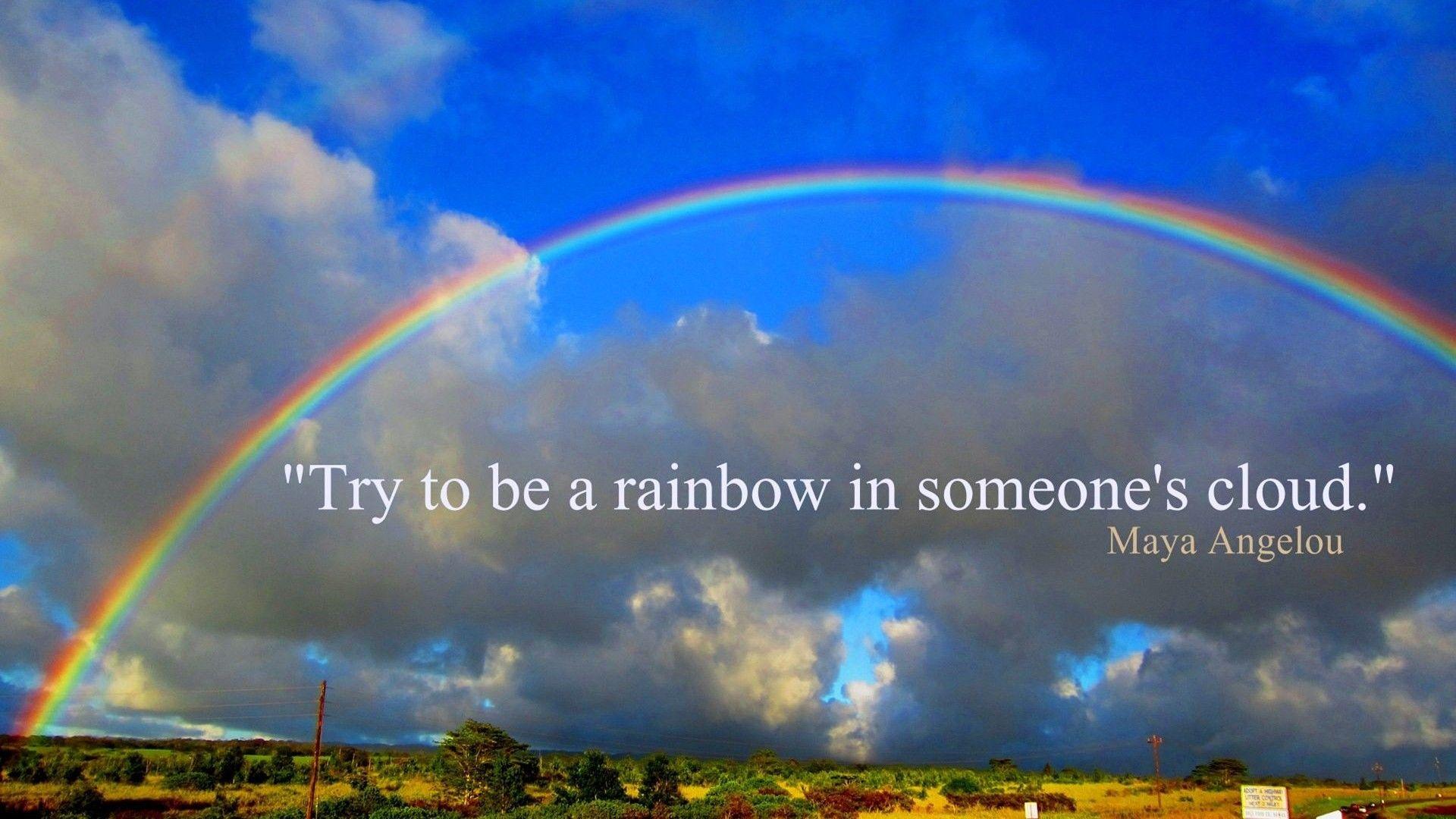 Rainbow Quote Wallpapers - Top Free Rainbow Quote Backgrounds ...