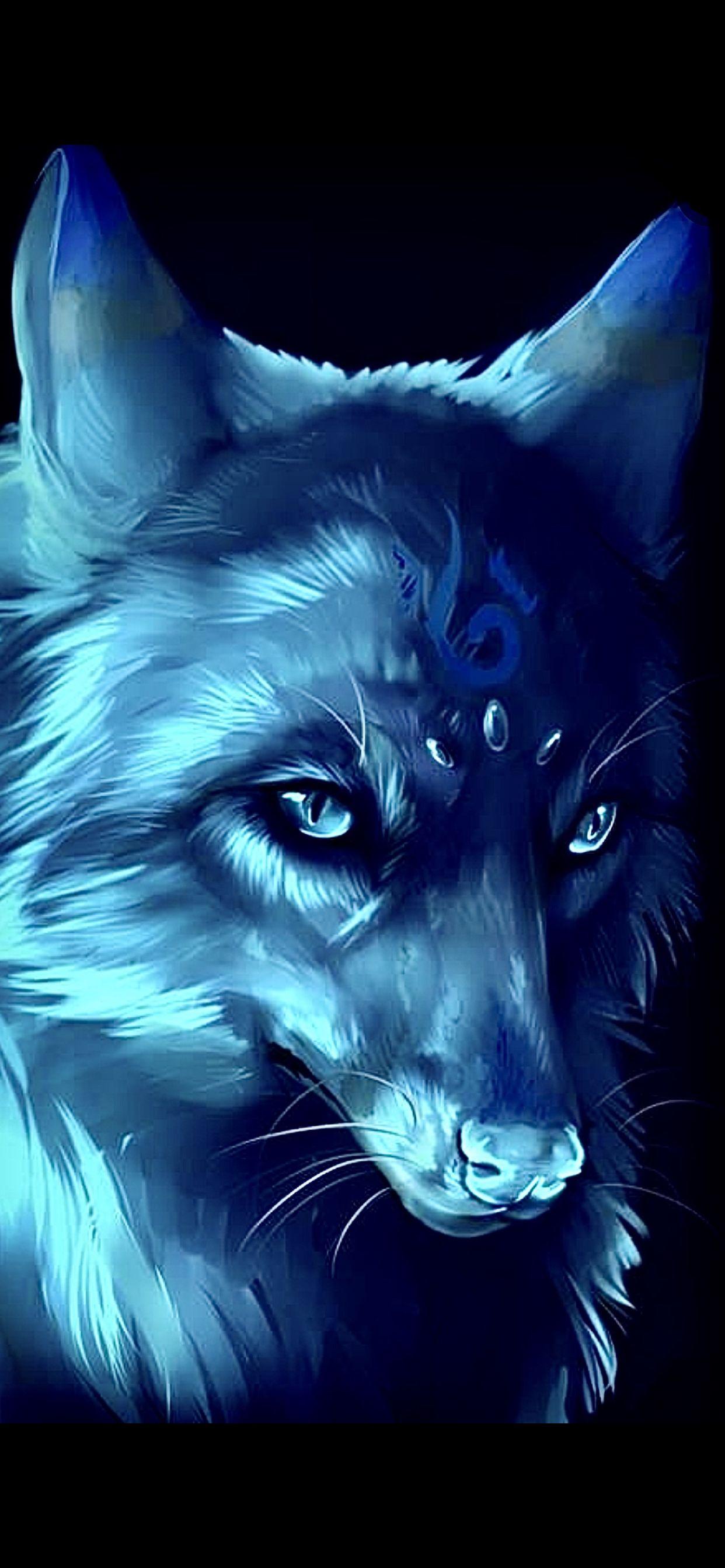1242x2688 Wolf anime. Wolf wallpaper, Fantasy wolf, Galaxy wolf