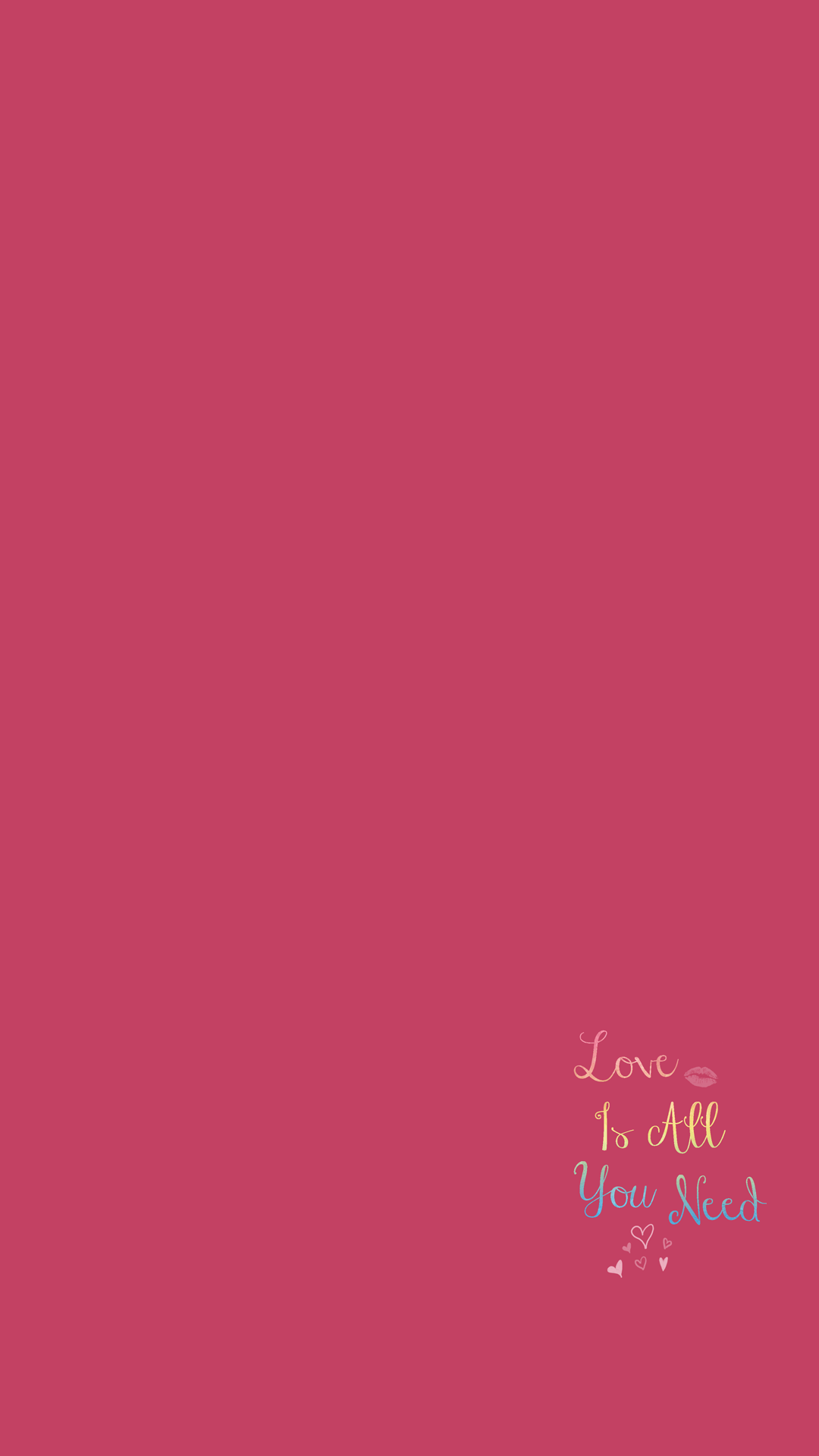 1080x1920 Pink Love Quotes Wallpaper