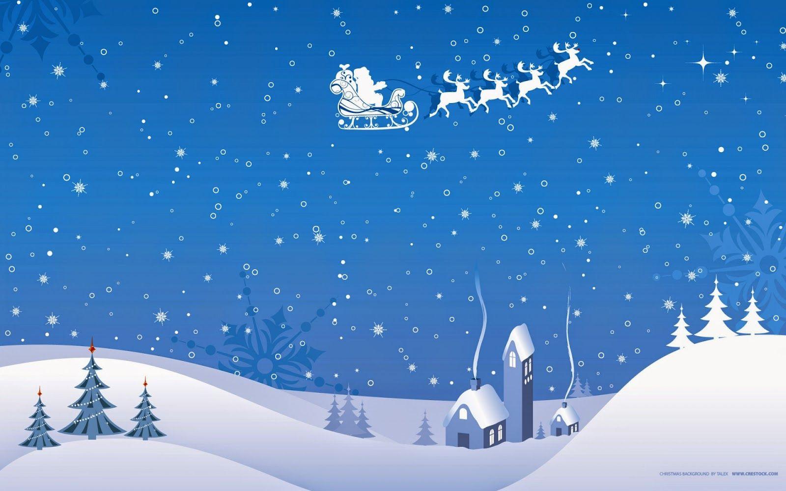1600x1000 Cartoon Christmas Wallpaper - Christmas scenes, Christmas wallpaper background, Christmas wallpaper tumblr