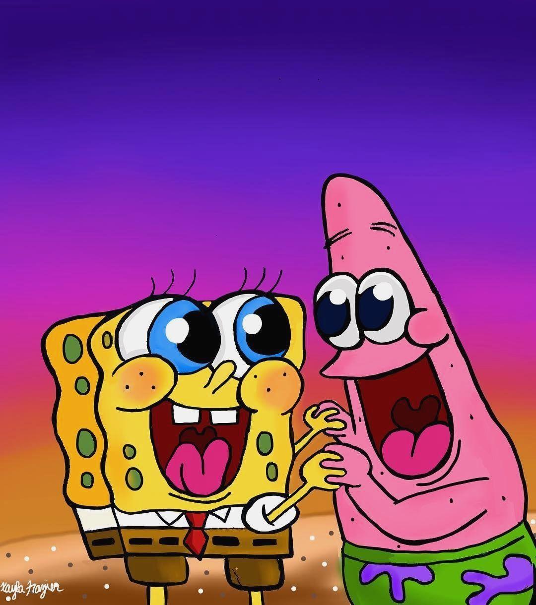 1080x1220 Spongebob Squarepants And Patrick Wallpaper