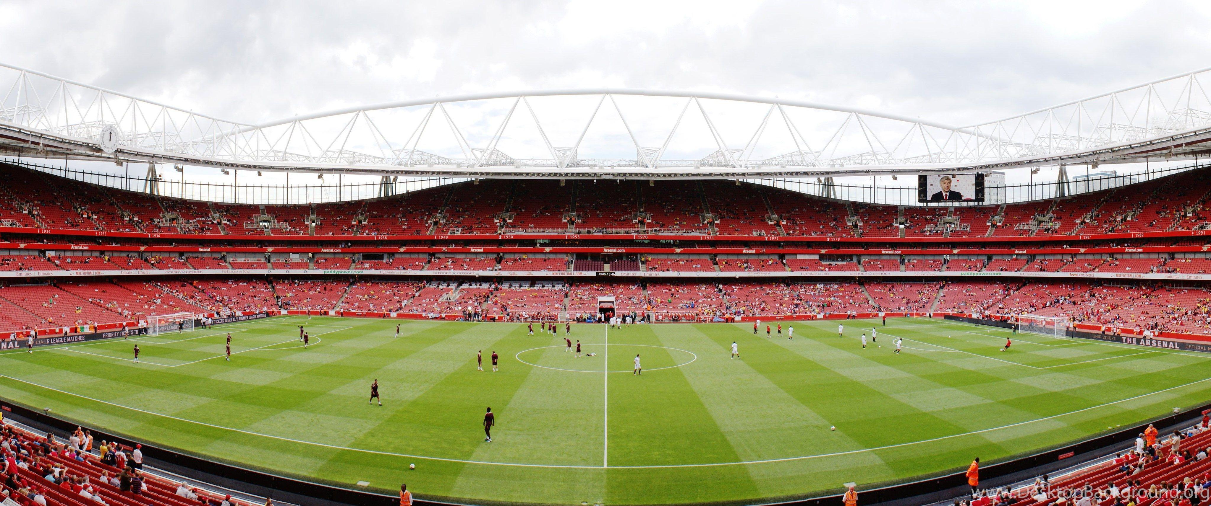 4096x1714 Arsenal Emirates Stadium Wallpaper For Facebook Desktop Background