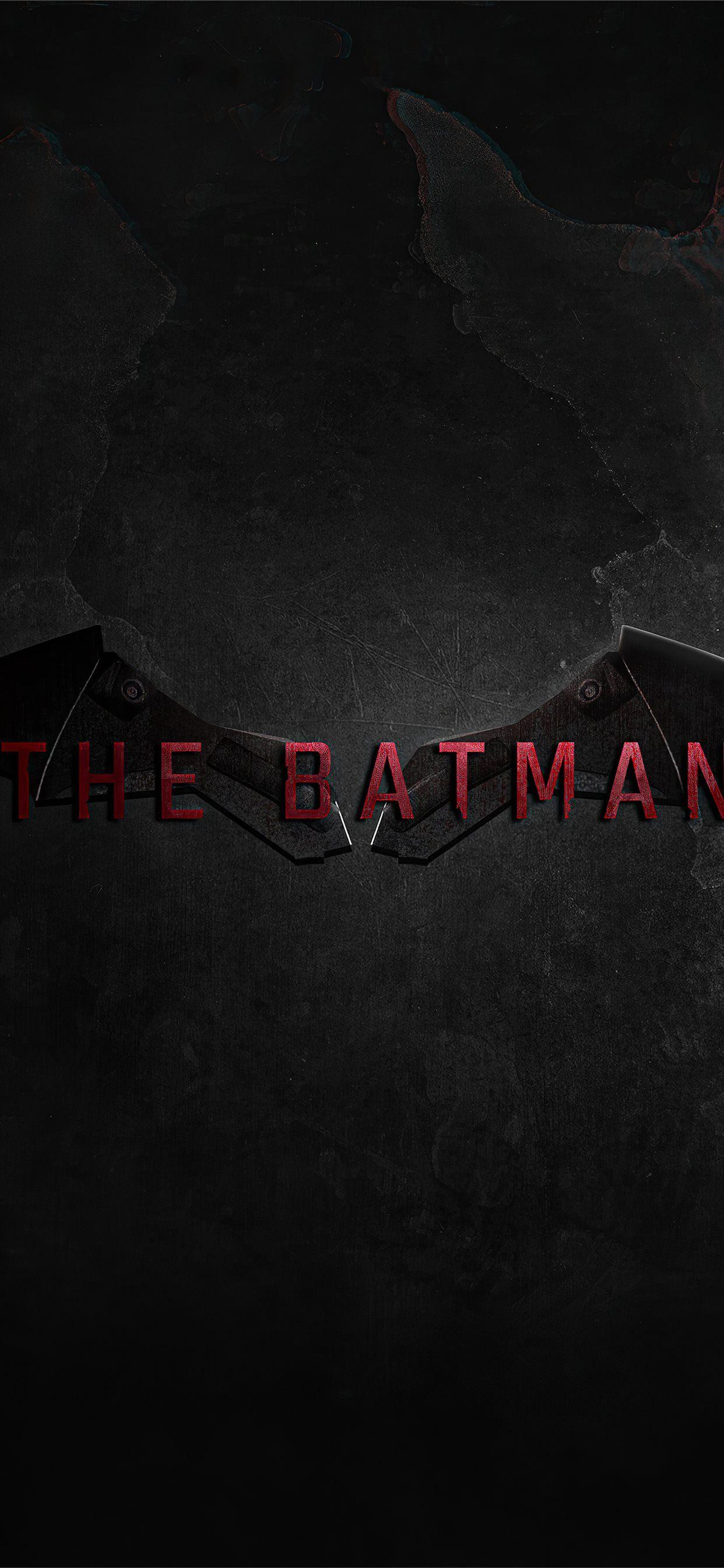 1242x2688 the batman movie logo 4k iPhone 11 Wallpaper Free Download
