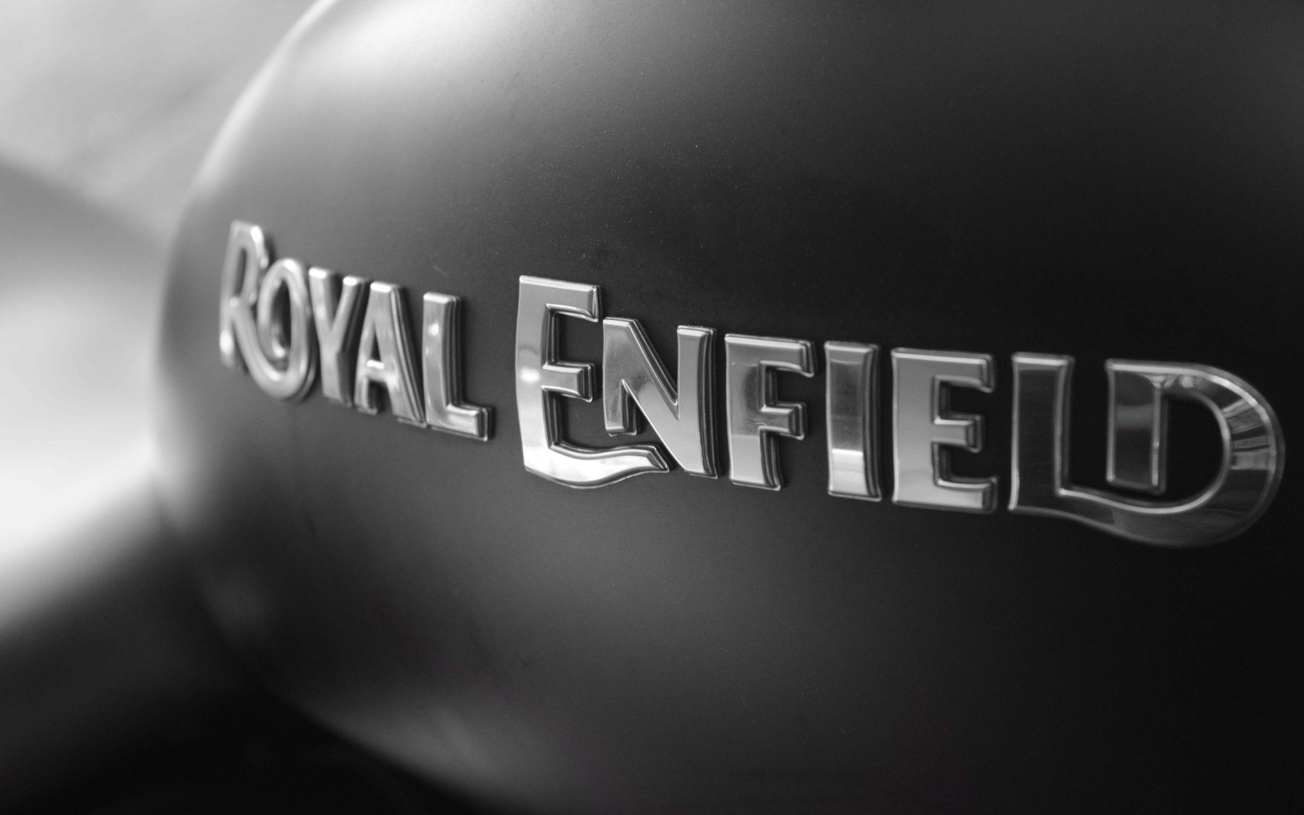 2560x1600 Desktop Wallpaper Bike, Bullet, Royal Enfield, Monochrome, Logo, HD Image, Picture, Background, Wyrulm