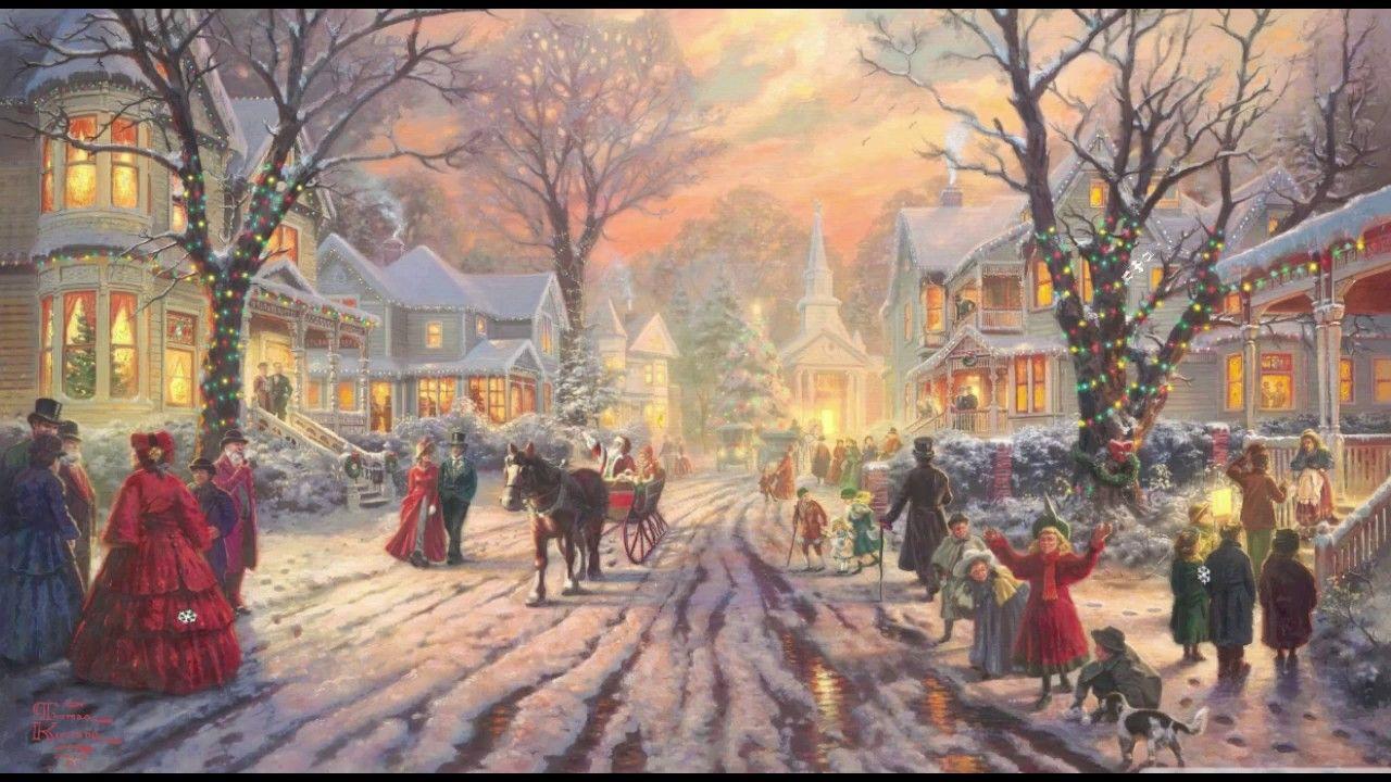 Thomas Kinkade Christmas Wallpapers Top Free