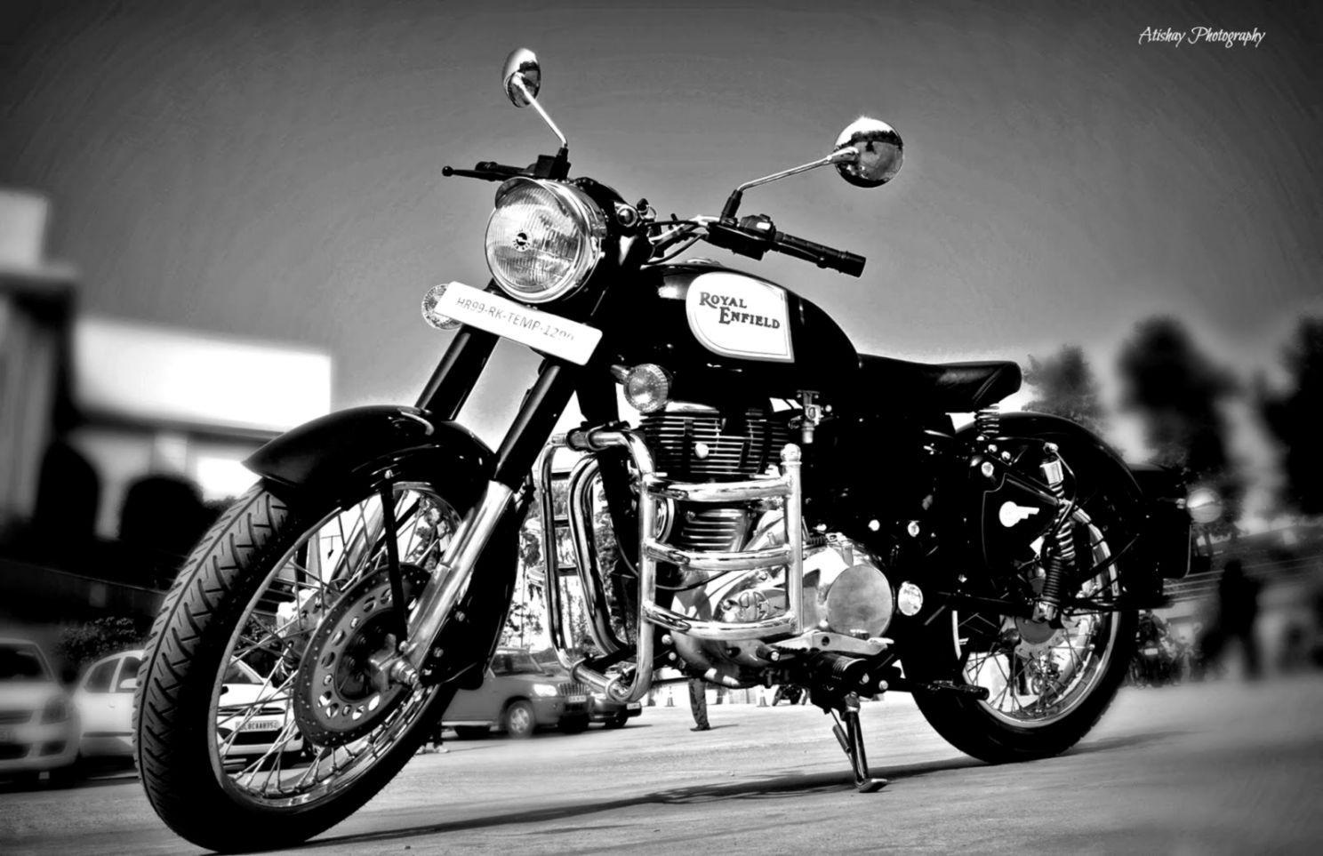 1488x963 iPhone Royal Enfield Bullet Wallpaper HD