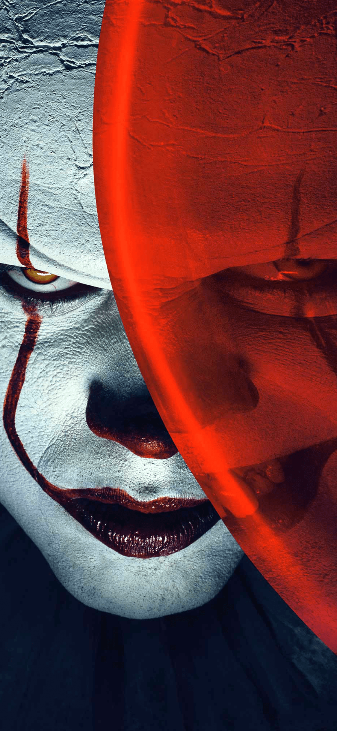 1125x2436 Download 1125x2436 It Clown, Pennywise, Bill Skarsgrd